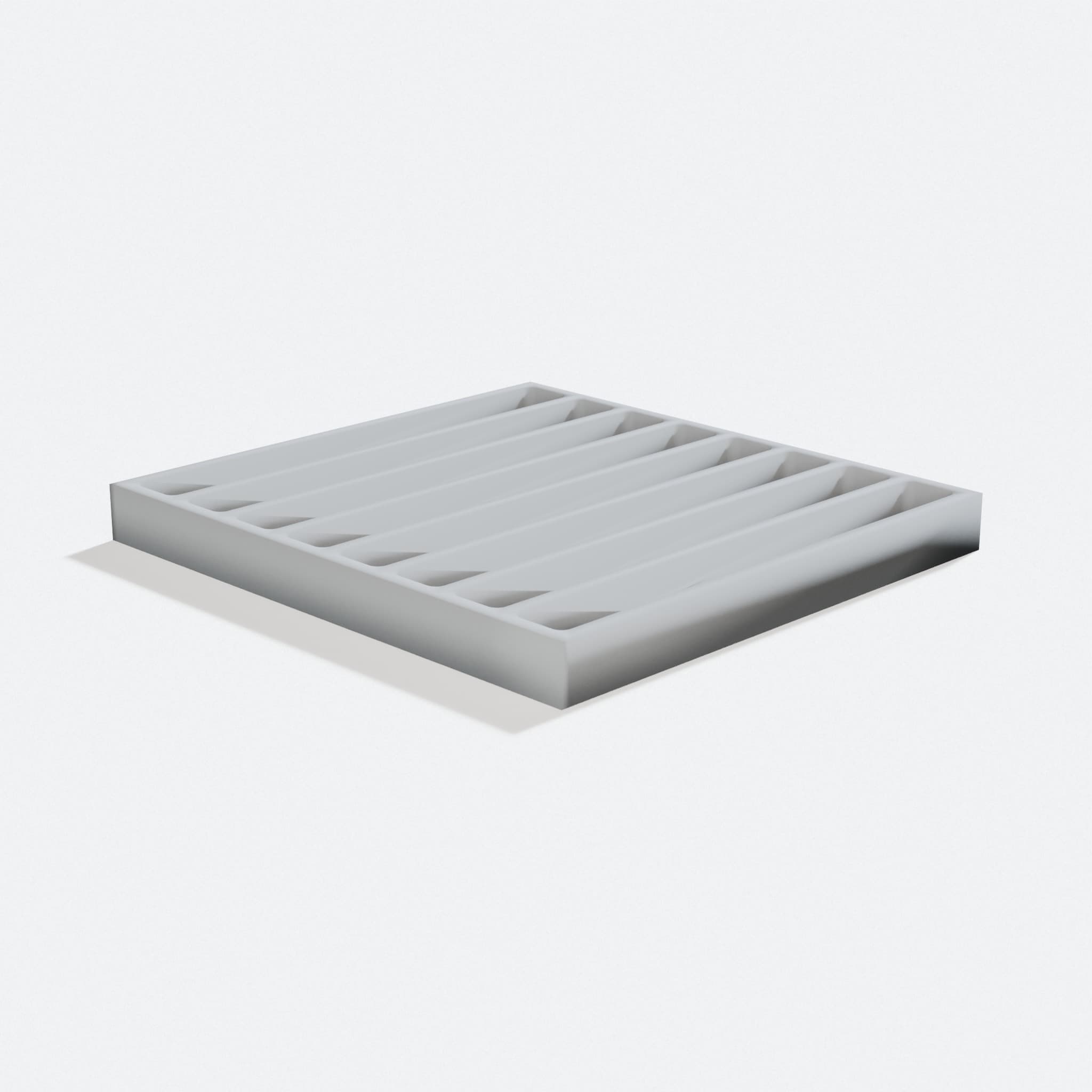 Thick kitchen plate organizer