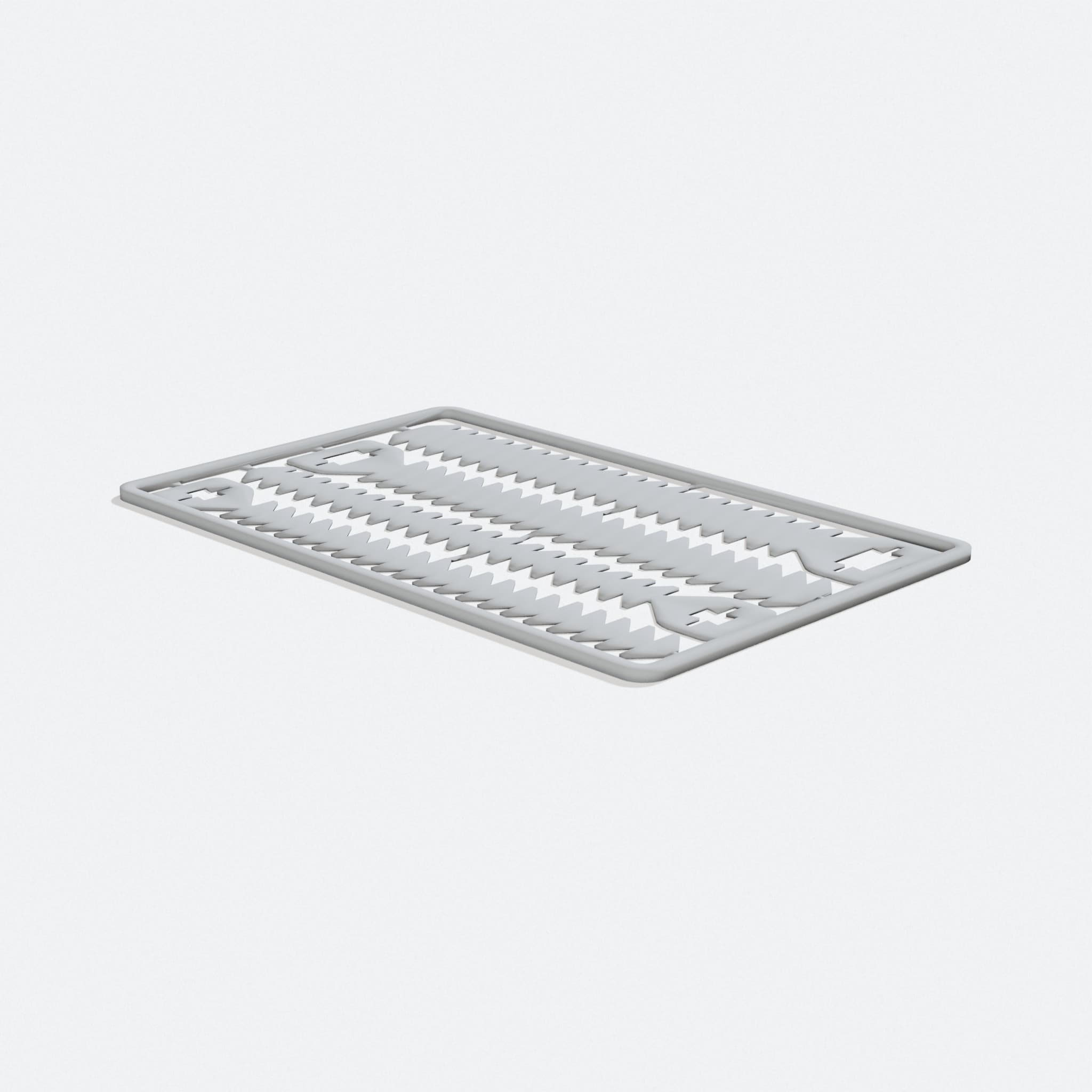4-Pack Zipties for Your Wallet, 3D-Printed