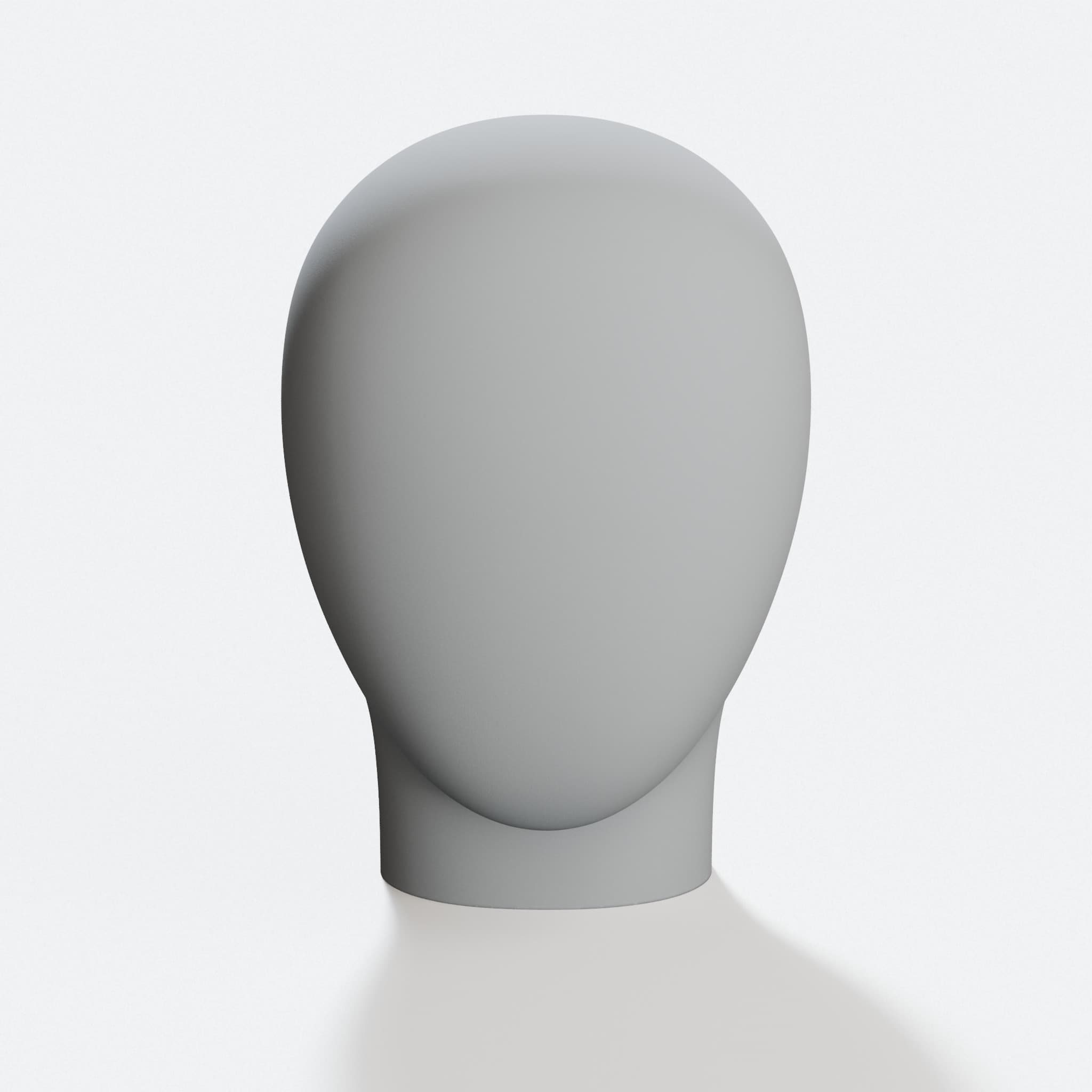 3D Printed Mannequin Head for Art and Decor