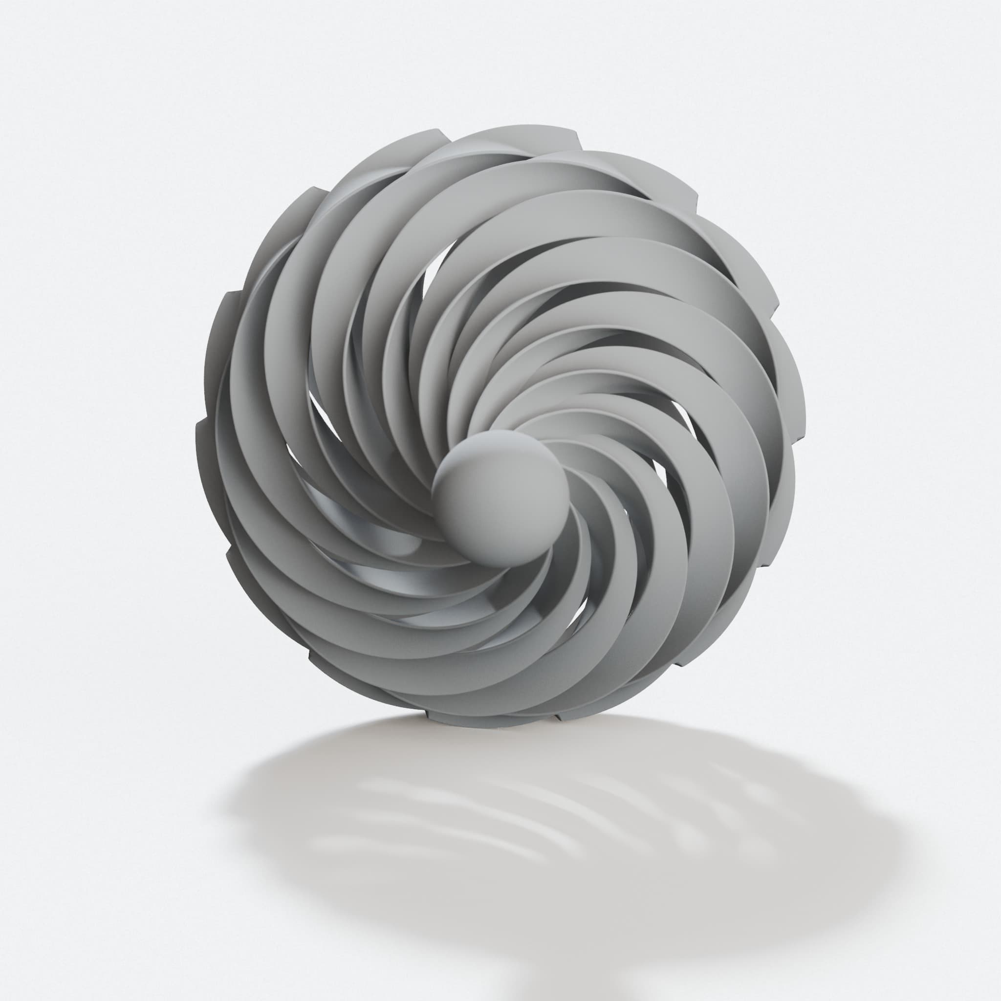3D Printed Christmas Ornament - Onion Design