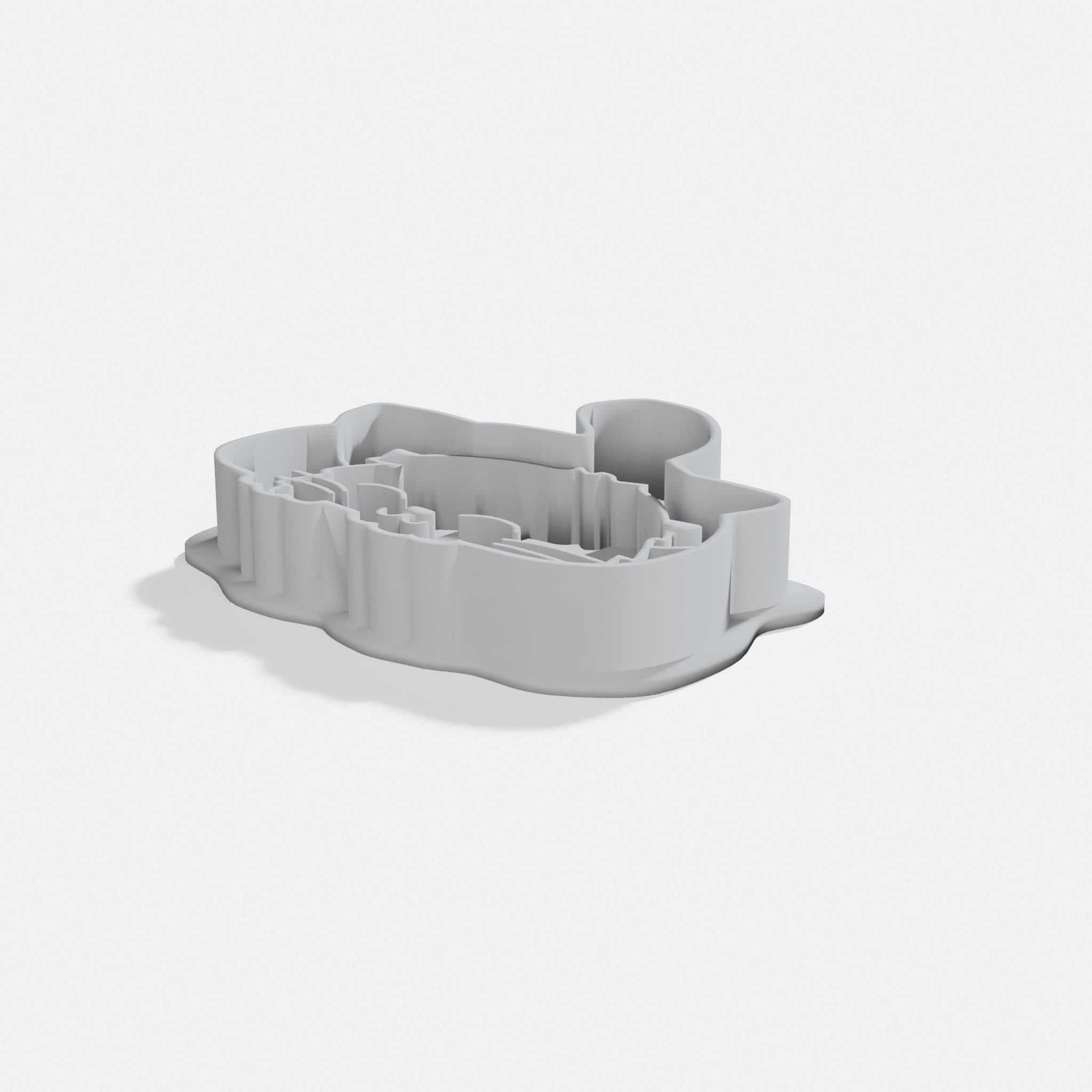 Cat 3D-Printed Cookie Cutter for Kitchen Fun