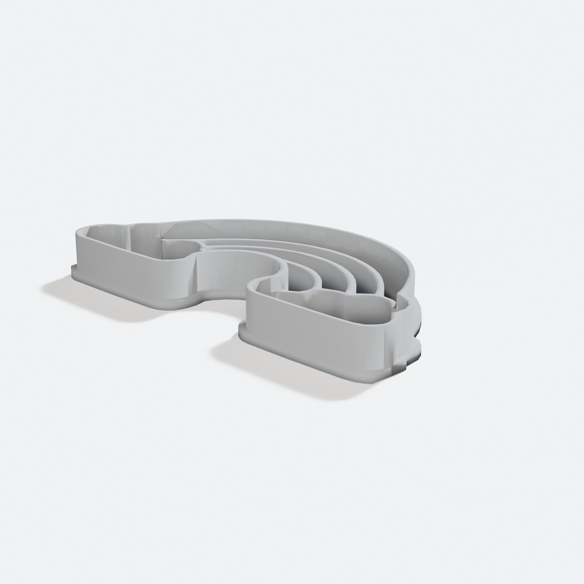 Rainbow Cookie Cutter, 3D Printed Kitchen Accessory