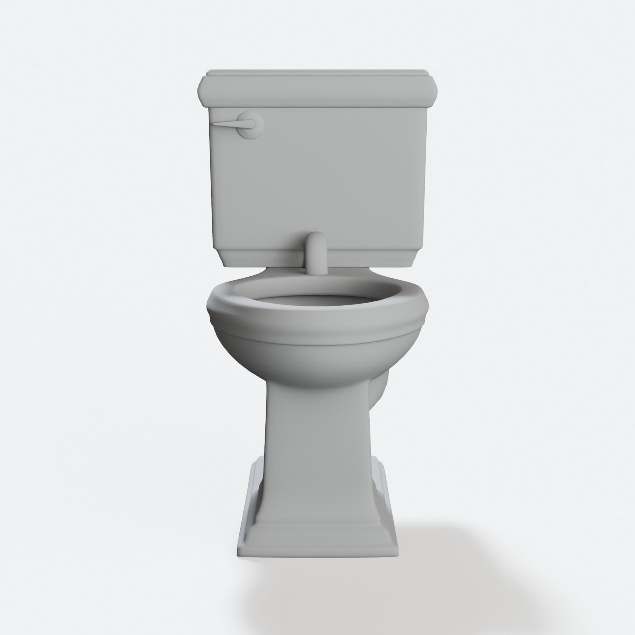 Toilet Ornament, 3D Printed Christmas Decoration