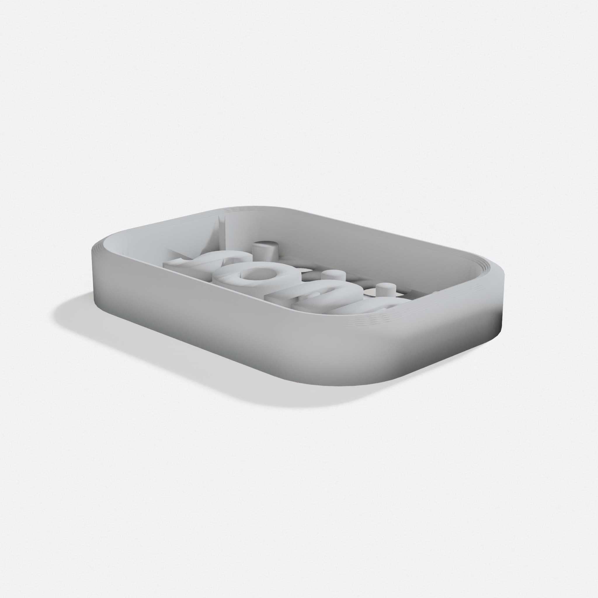 3D Printed Soap Dish, Customizable Home Decor