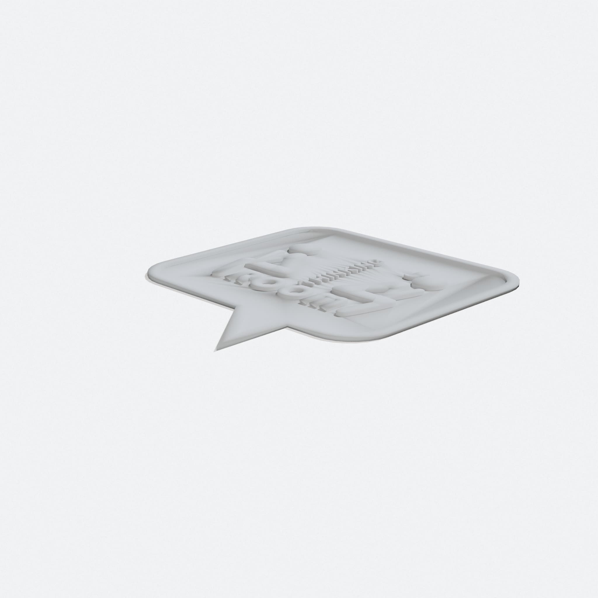 3D Printed WC Door Sign Plaque