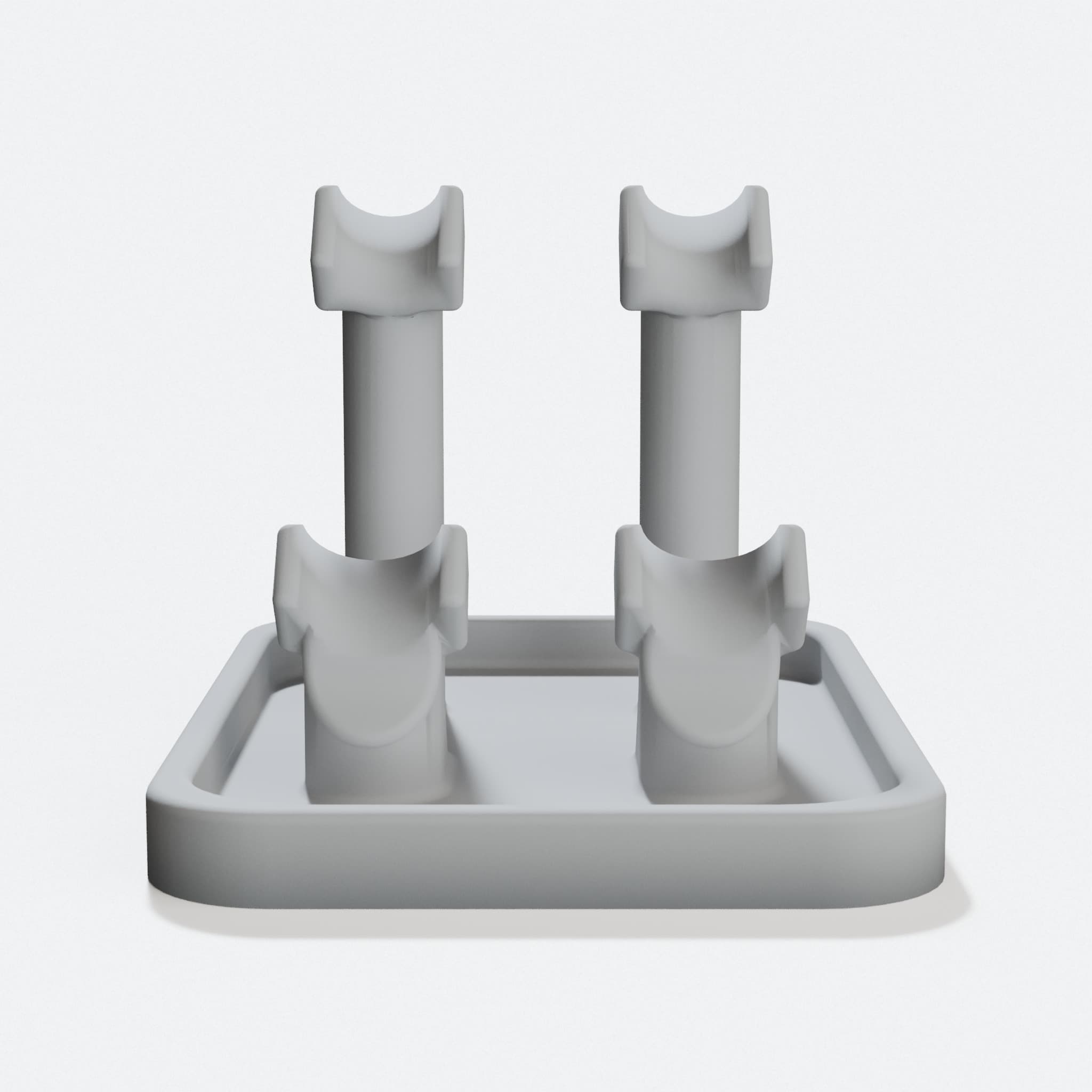 Oral B Toothbrush Stand for Two Users with Slim Base