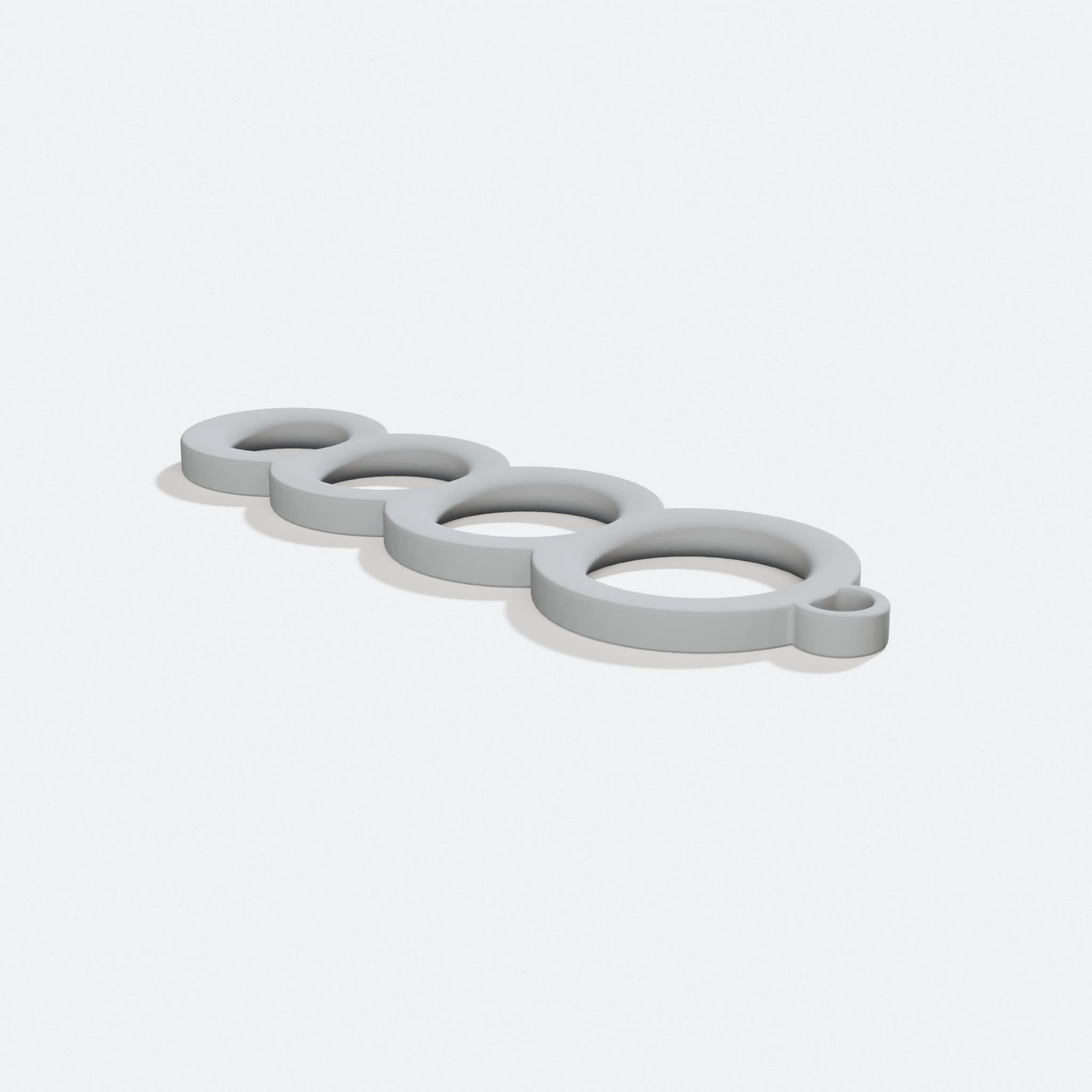 3D Printed Spaghetti Measure Tool for 1-4 Servings