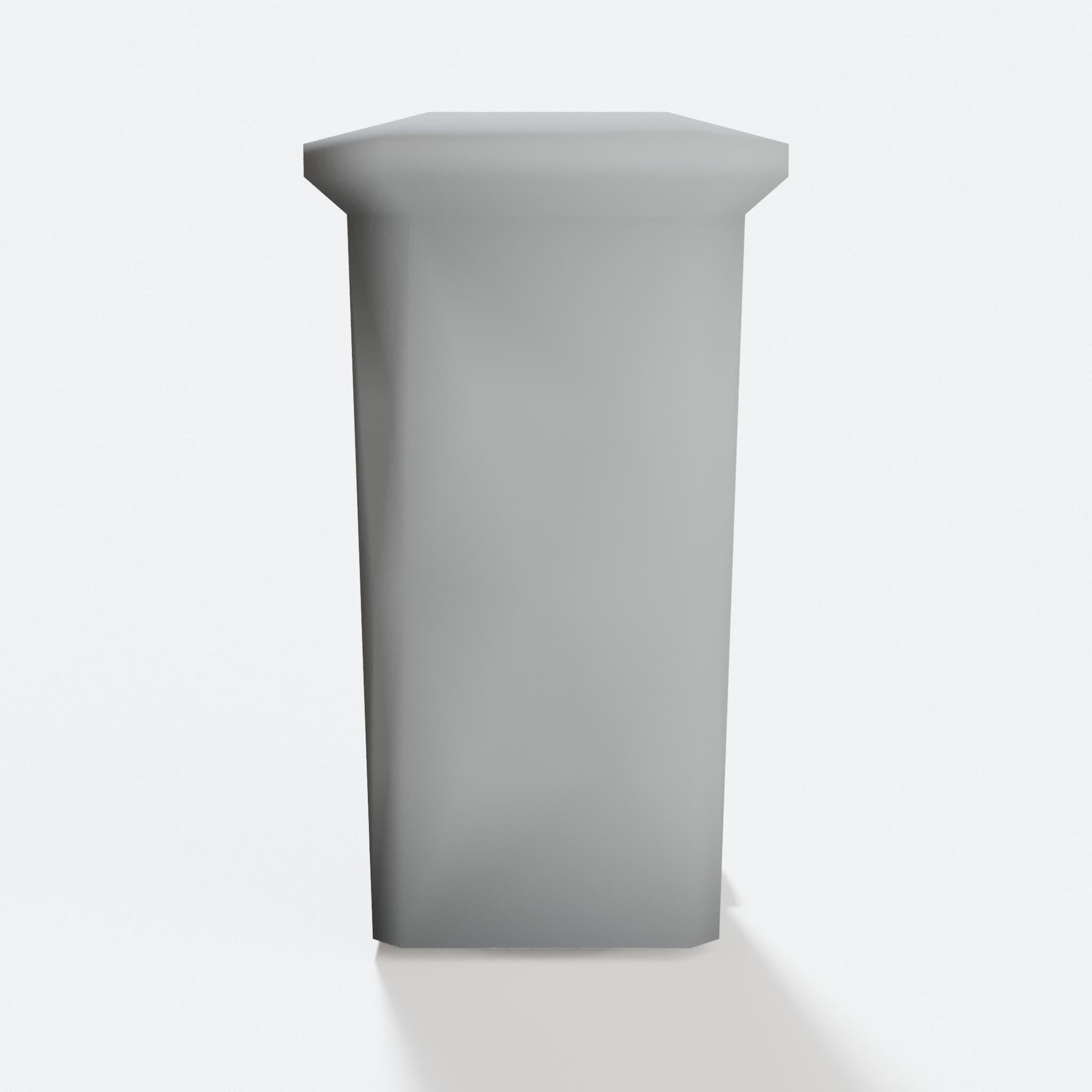 H0 Garbage Bin 1/87 Scale 3D Printed Toy