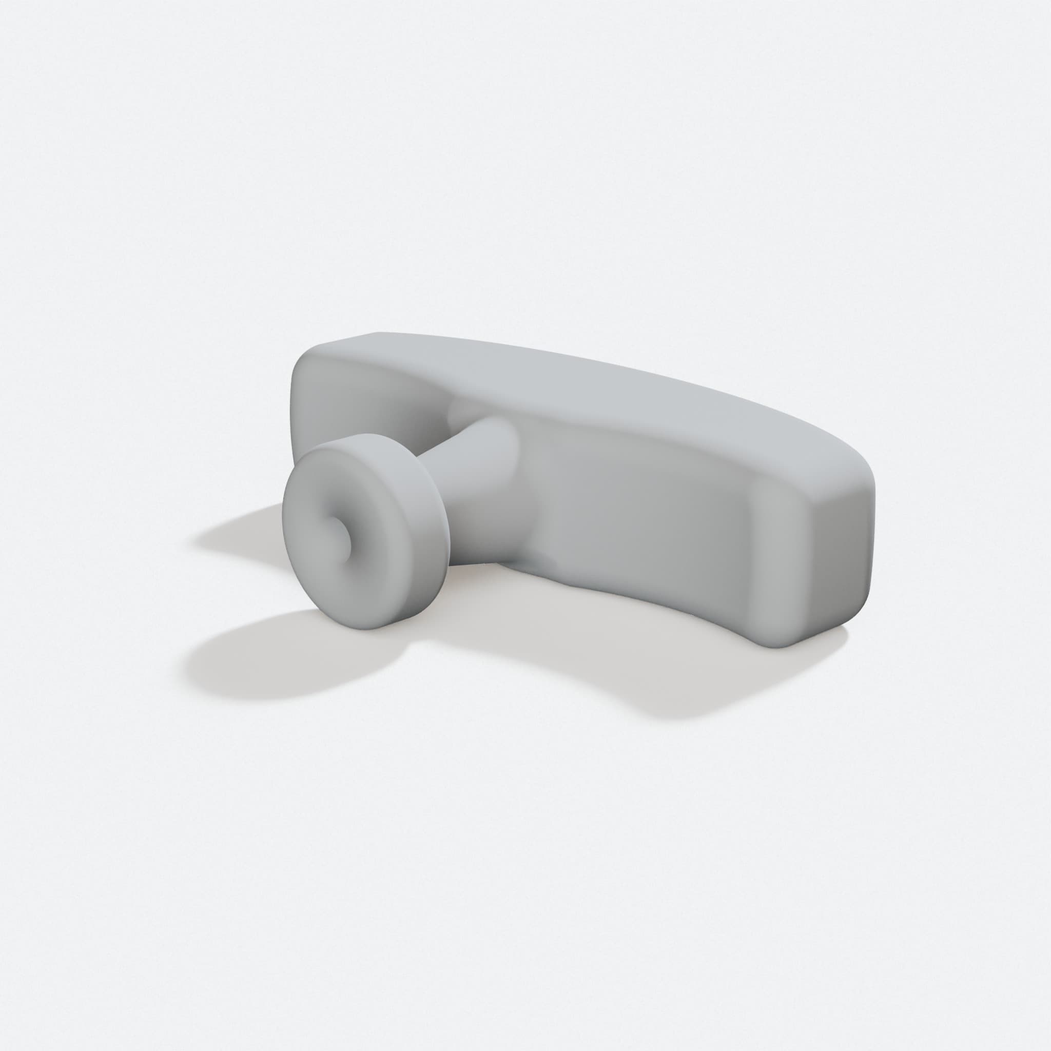 3D Printed Lawnmower Pull Cord Handle for Outdoor Gear