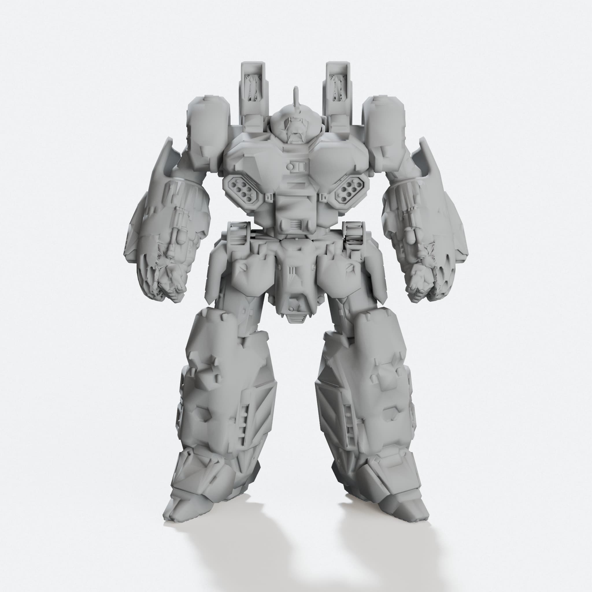 InterWebMechaWars Crusading Knight 3D Printed Toy Robot