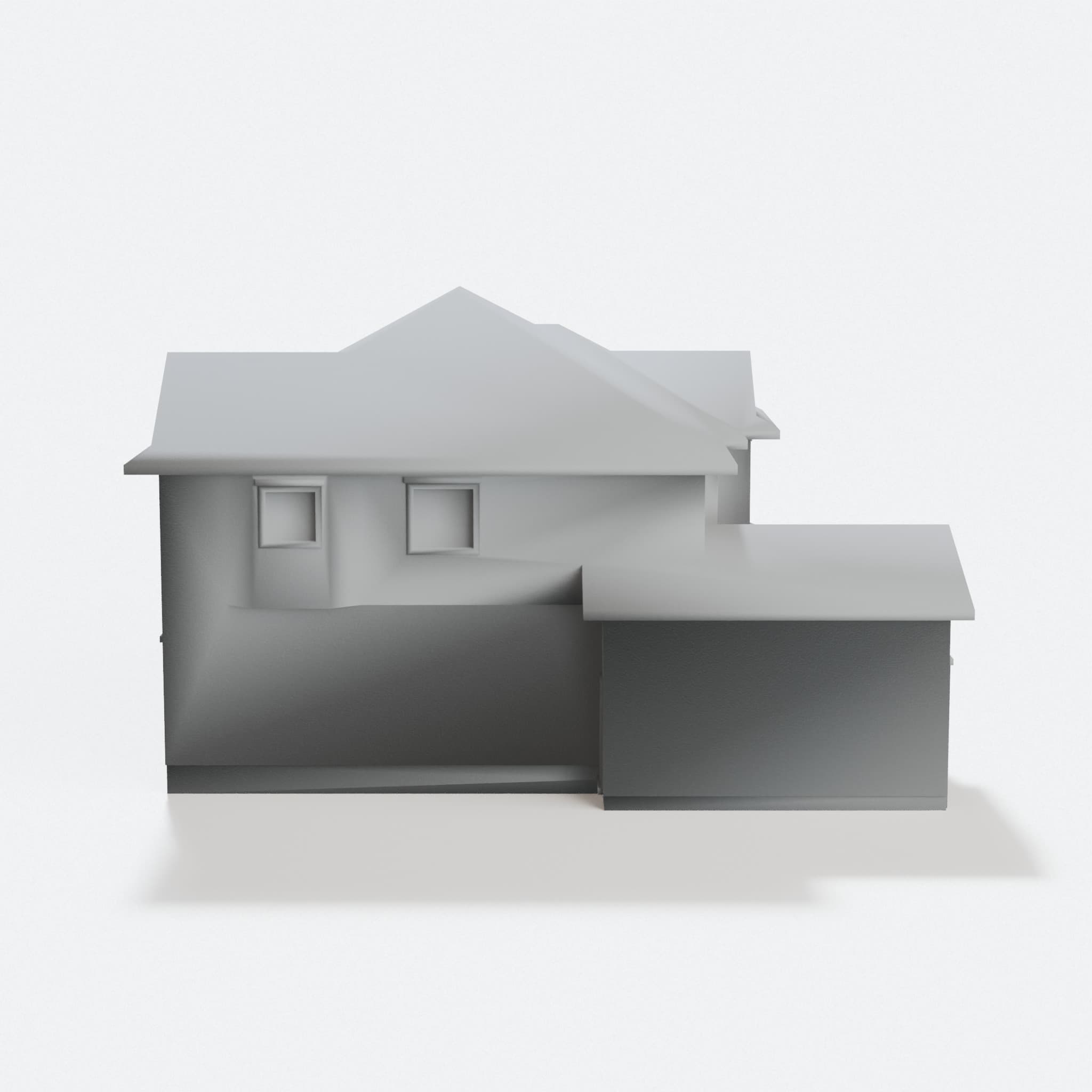 My Suburban House N-Scale 3D Printed Toys Model