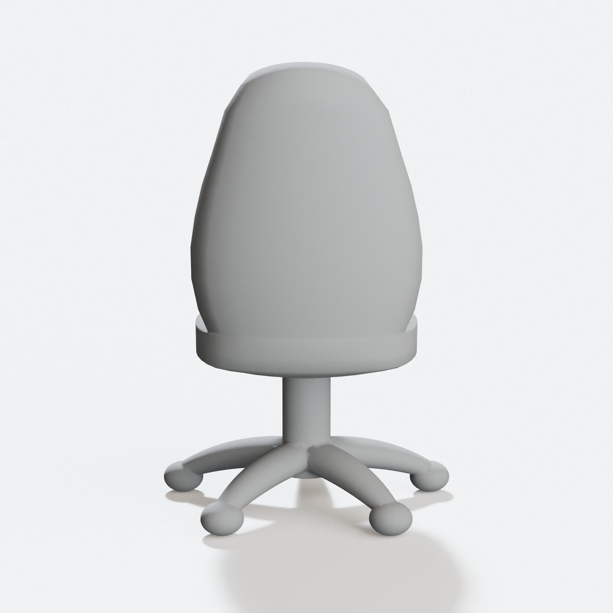 Dollhouse Office Chair 3D Printed Toy