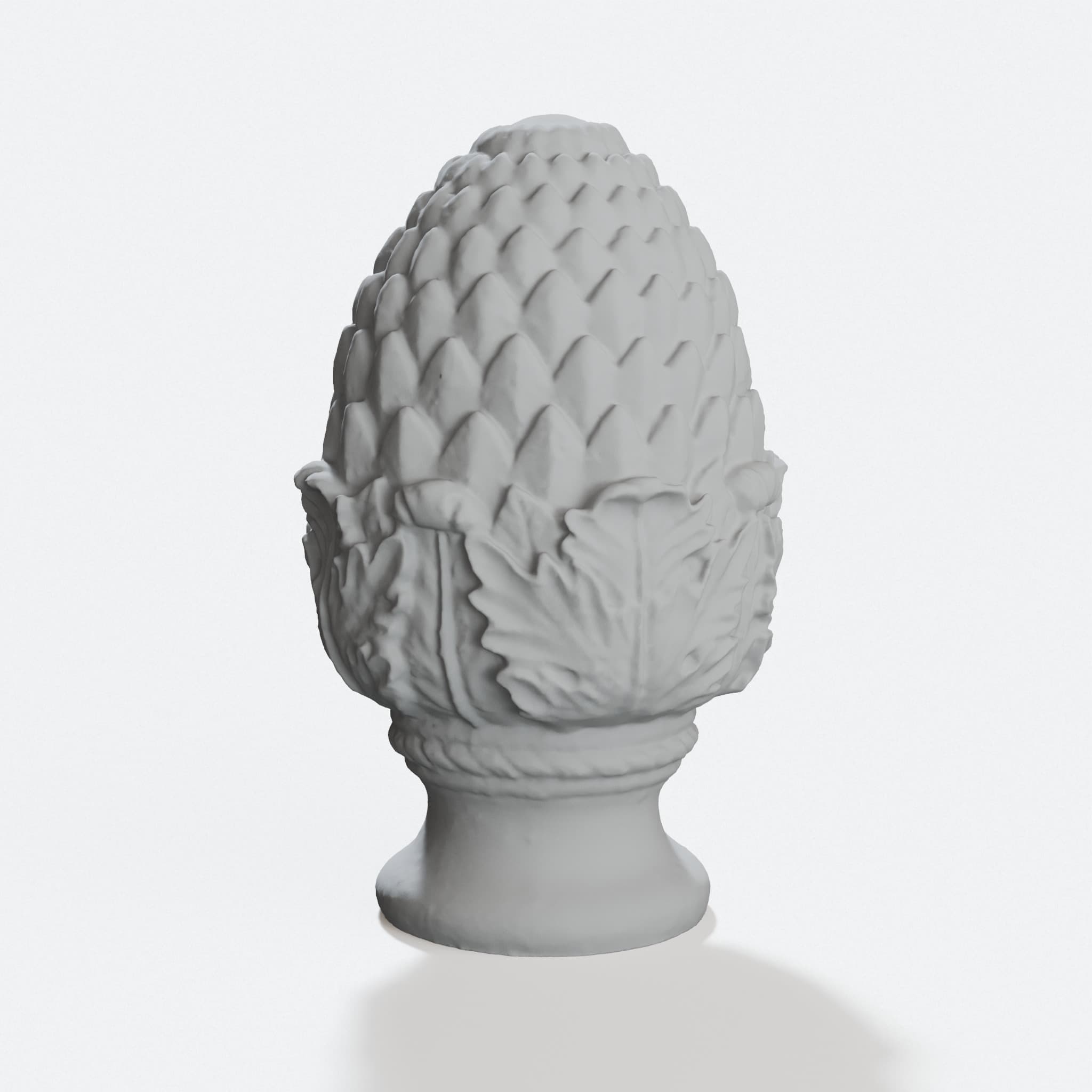 Pinecone Finial 3D Printed Home Decor Accent