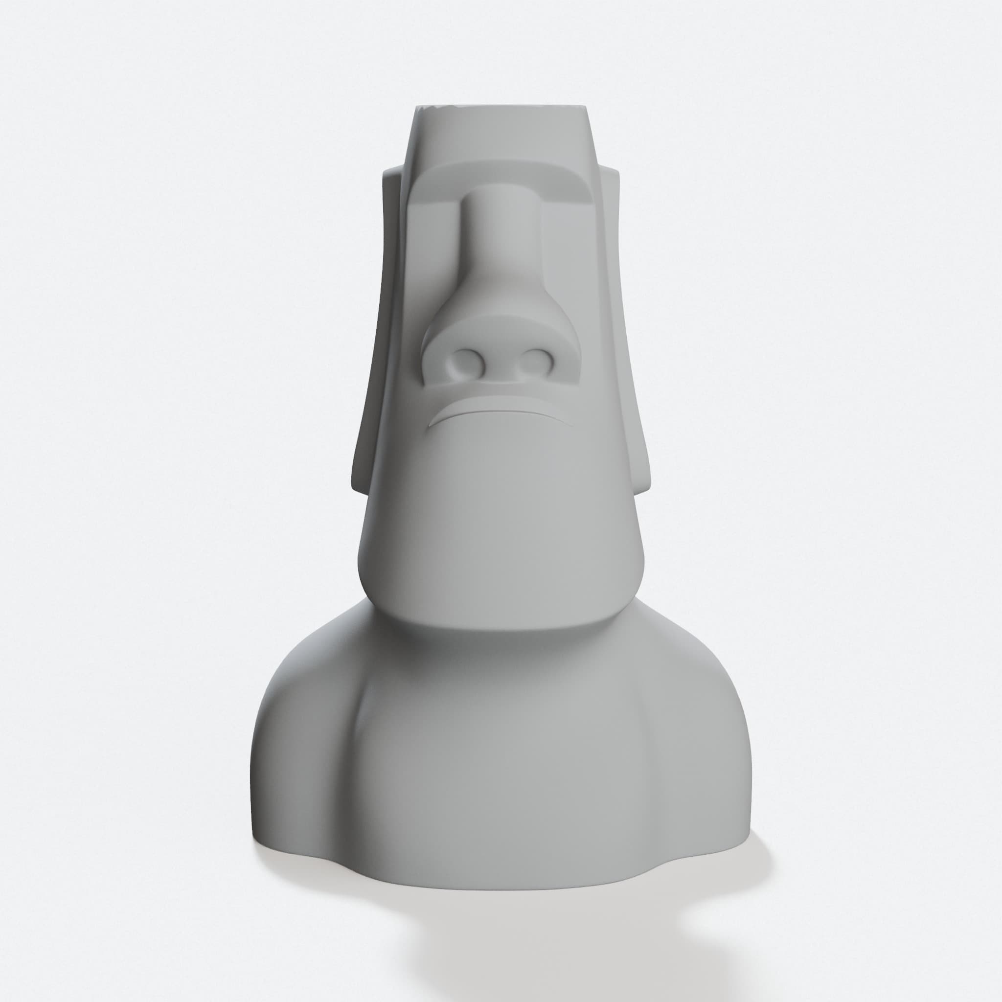 MOAI Planter Vase, 3D Printed Home Decor