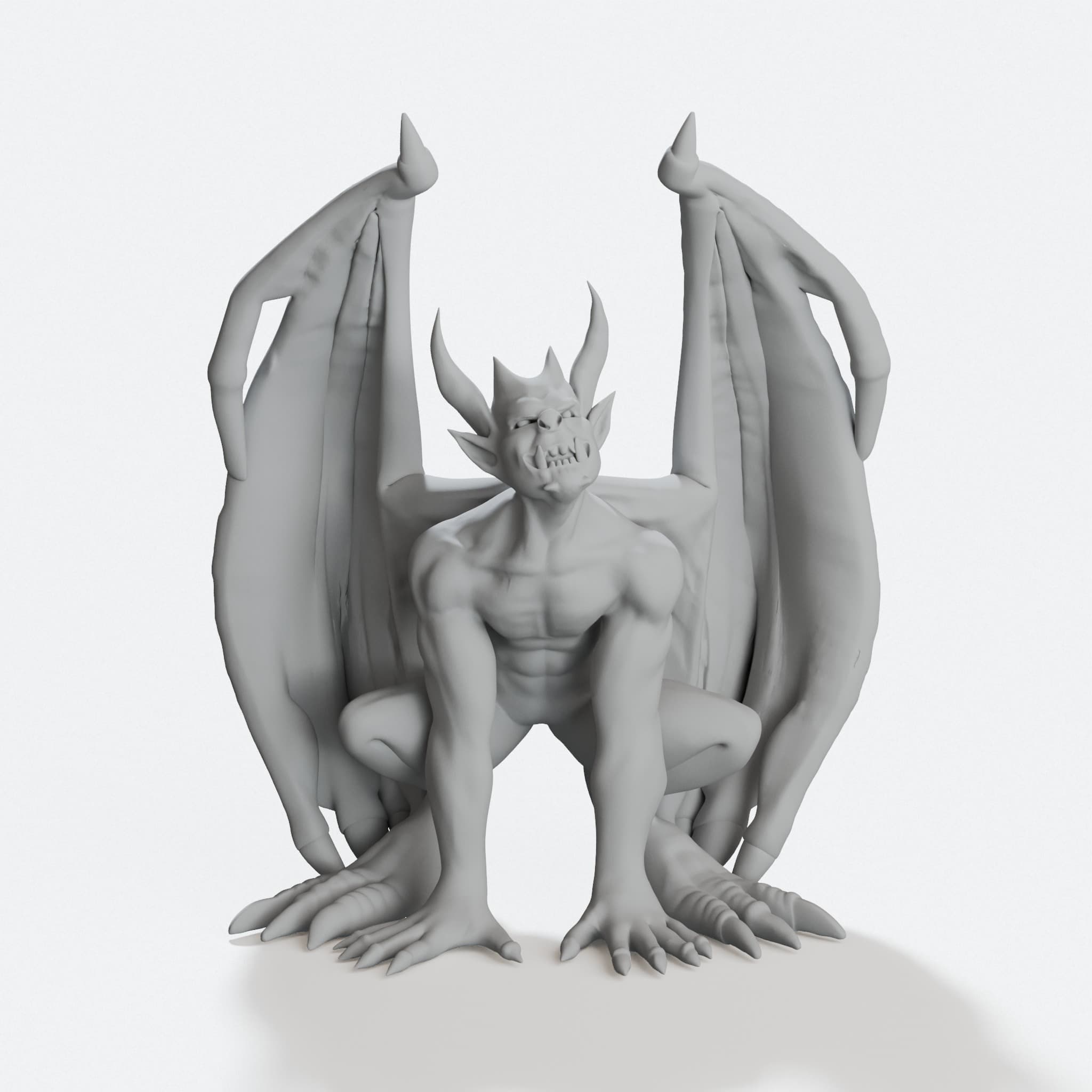 Gargoyle Support Free 3D Printed Toy