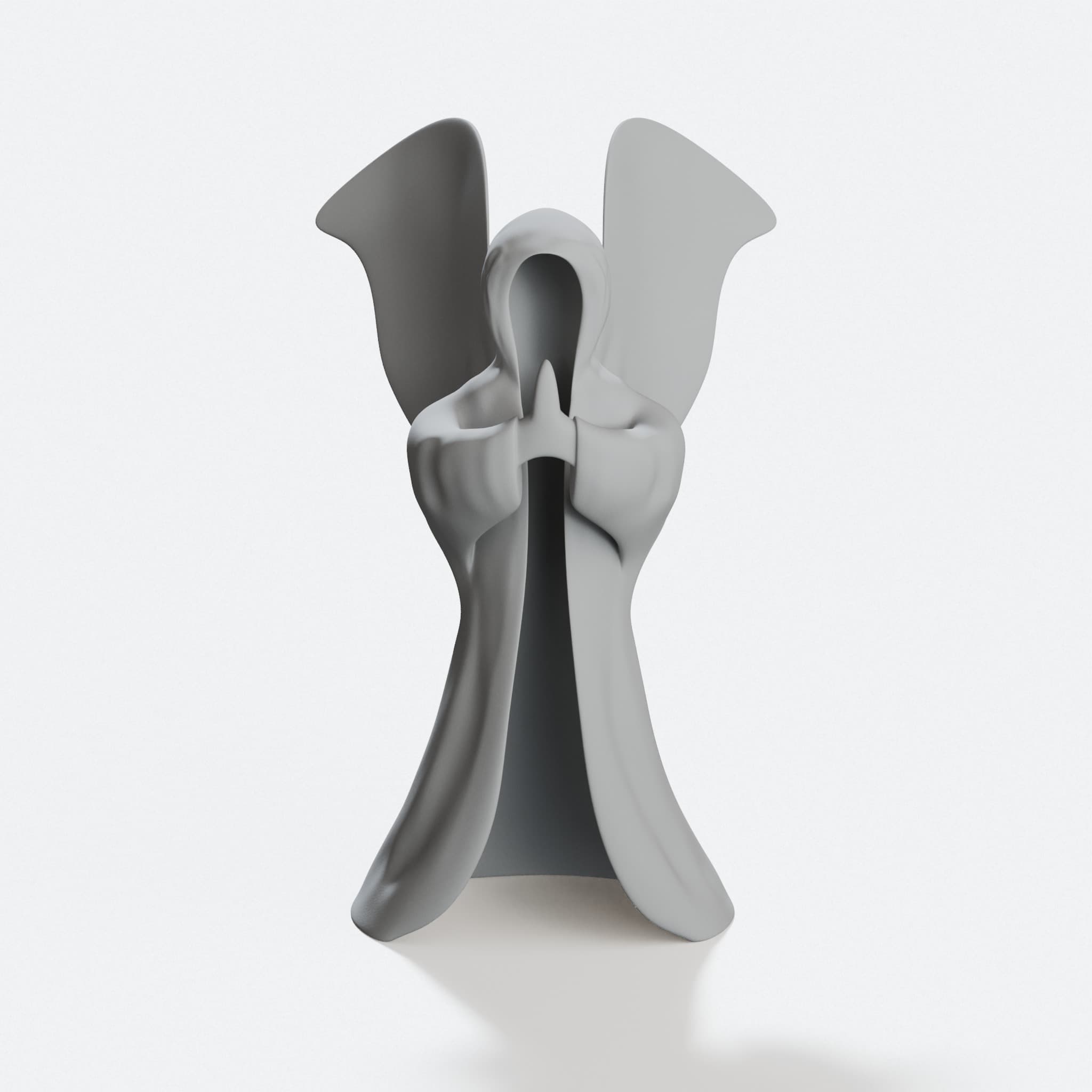 Glowing Angel 3D Printed Home Decor