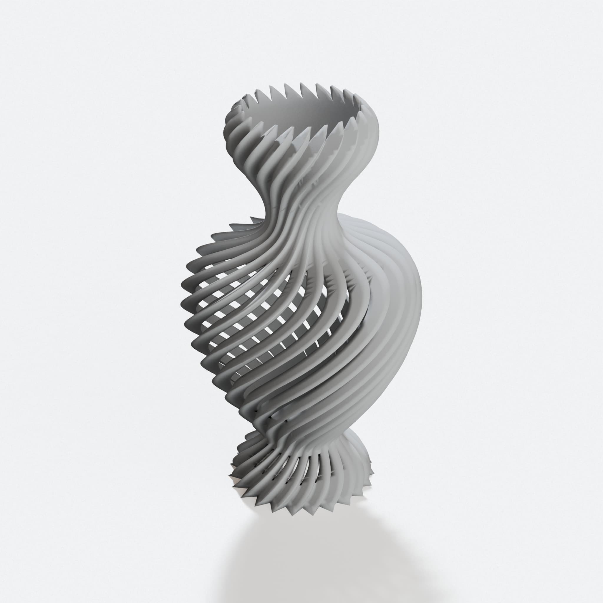 Spiral Vase 3D Printed Home Decor
