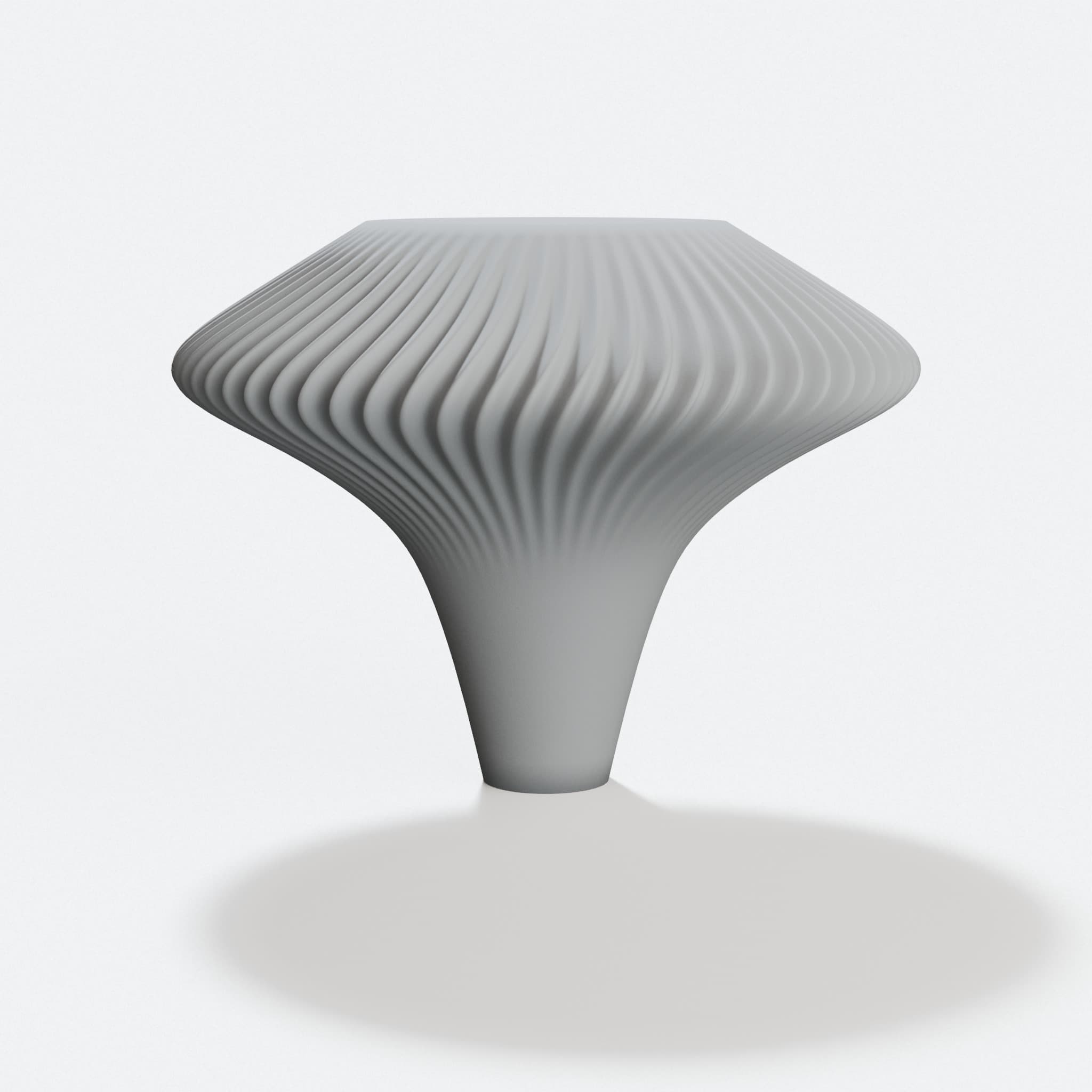 Spiral Lampshade 3D Printed Home Decor Light