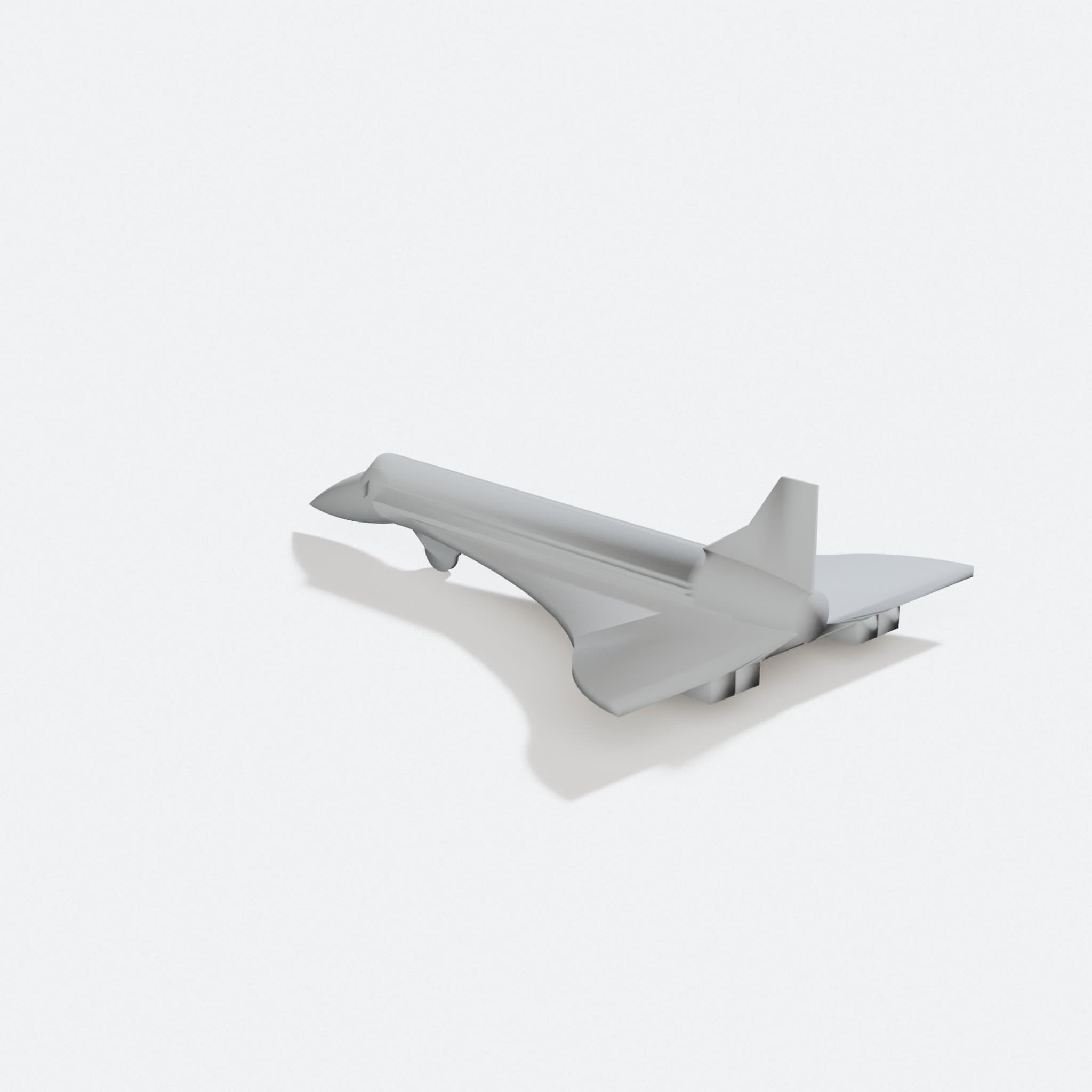 3D Printed Concorde Vase, Home Decor Airplane Model