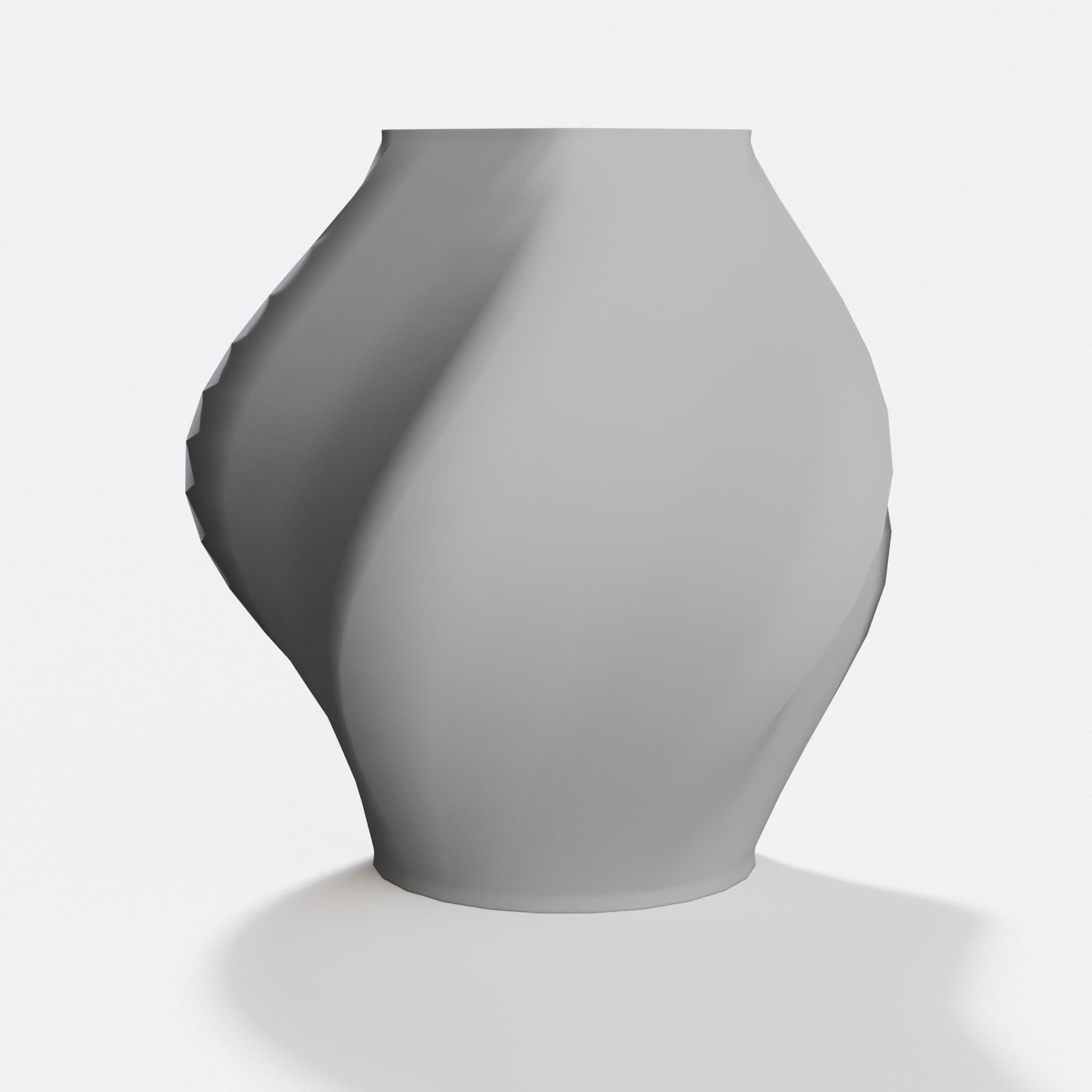 Twisted Lamp Vase: 3D Printed Home Decor