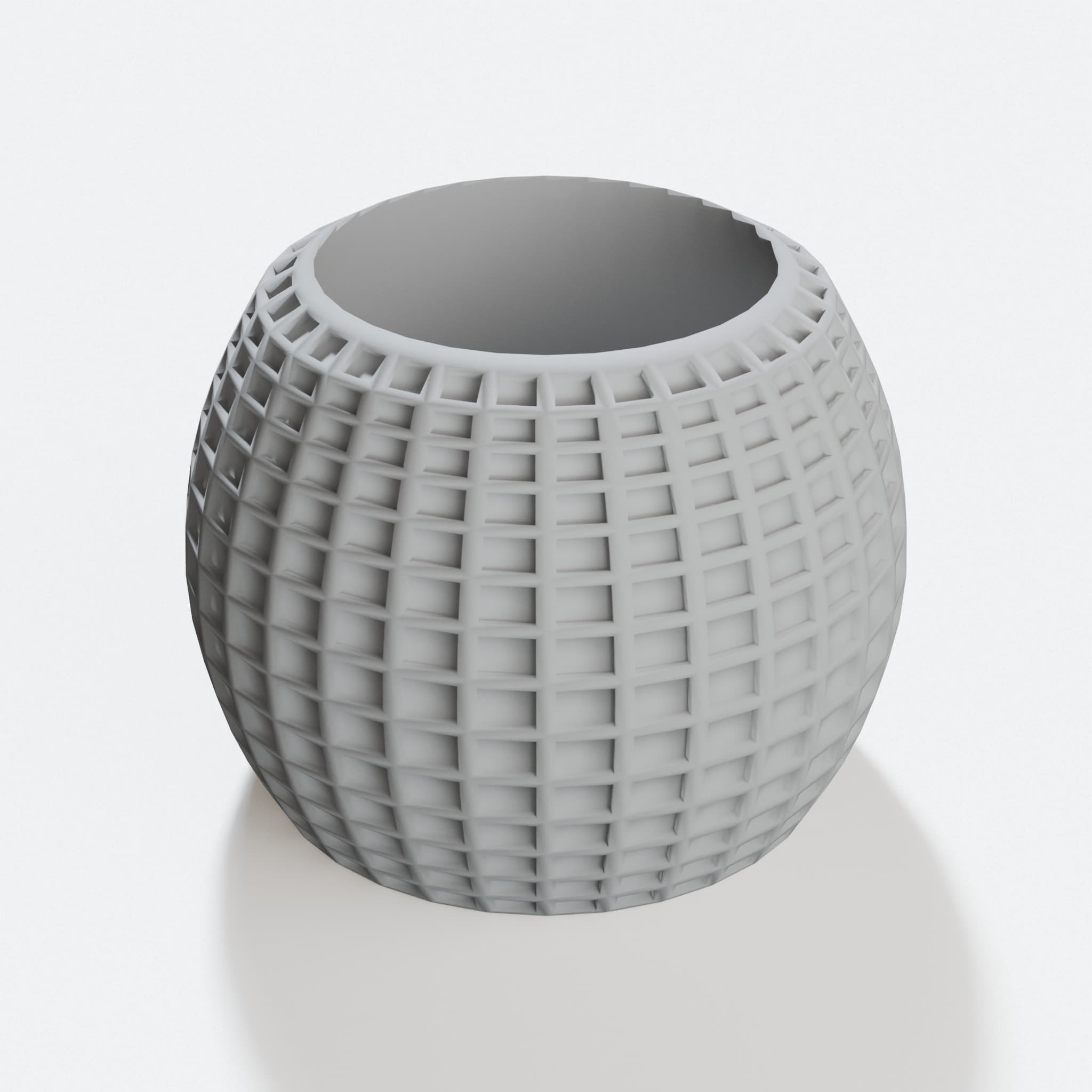 3D Printed Planter Vase for Small Plants and Succulents