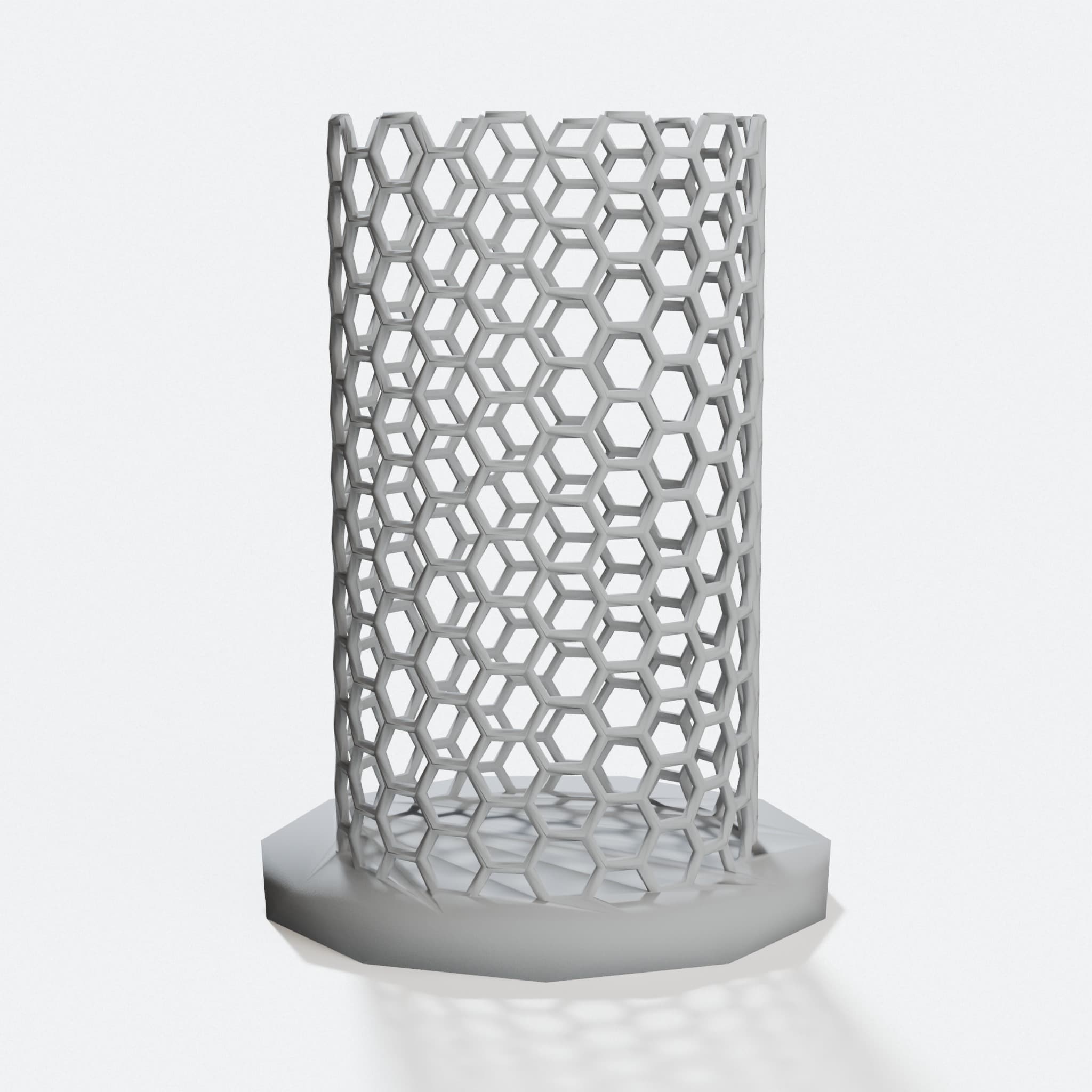 Nanotube Office Containers: 3D Printed Desk Organizer