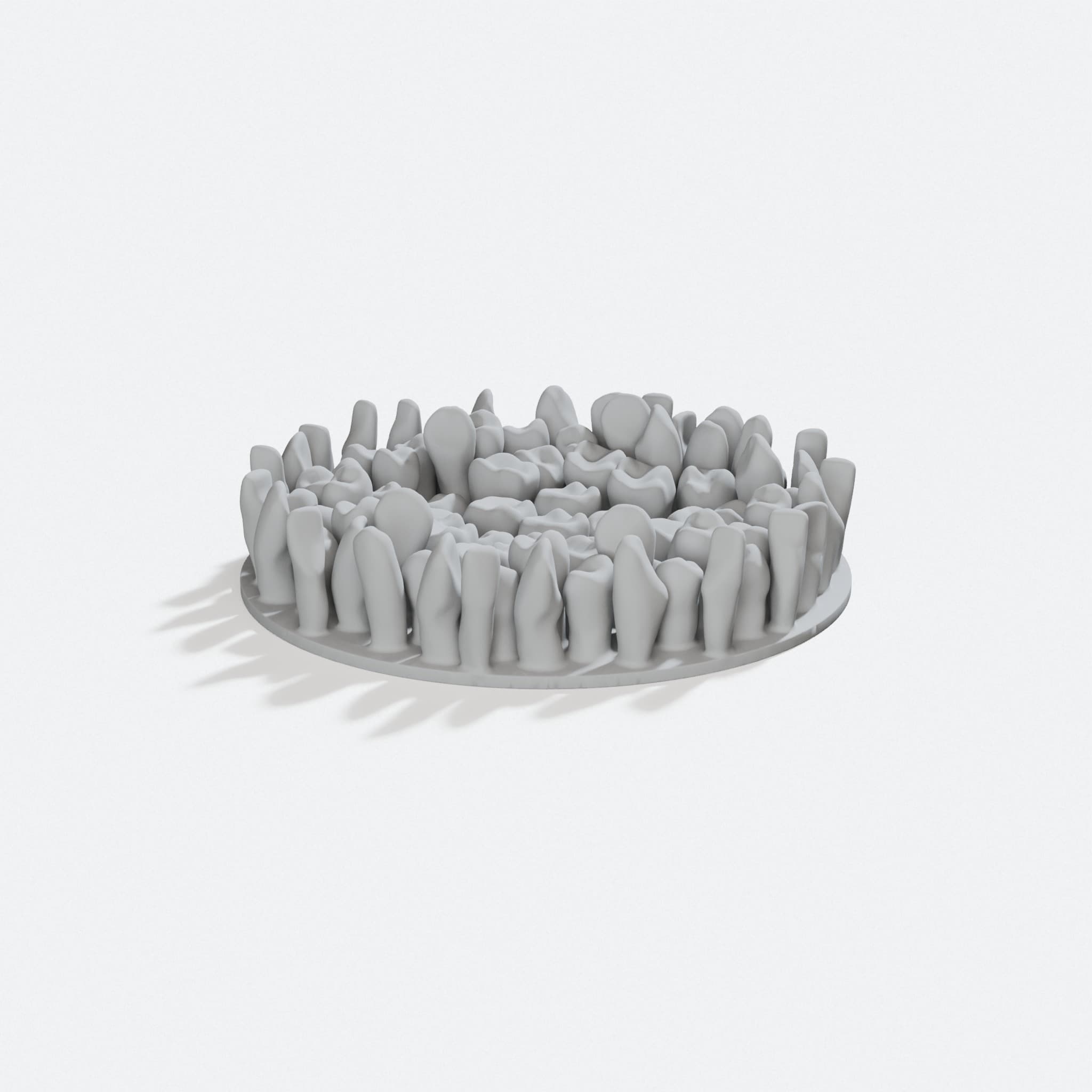 Tooth Dish 3D Printed Home Decor Candy Bowl