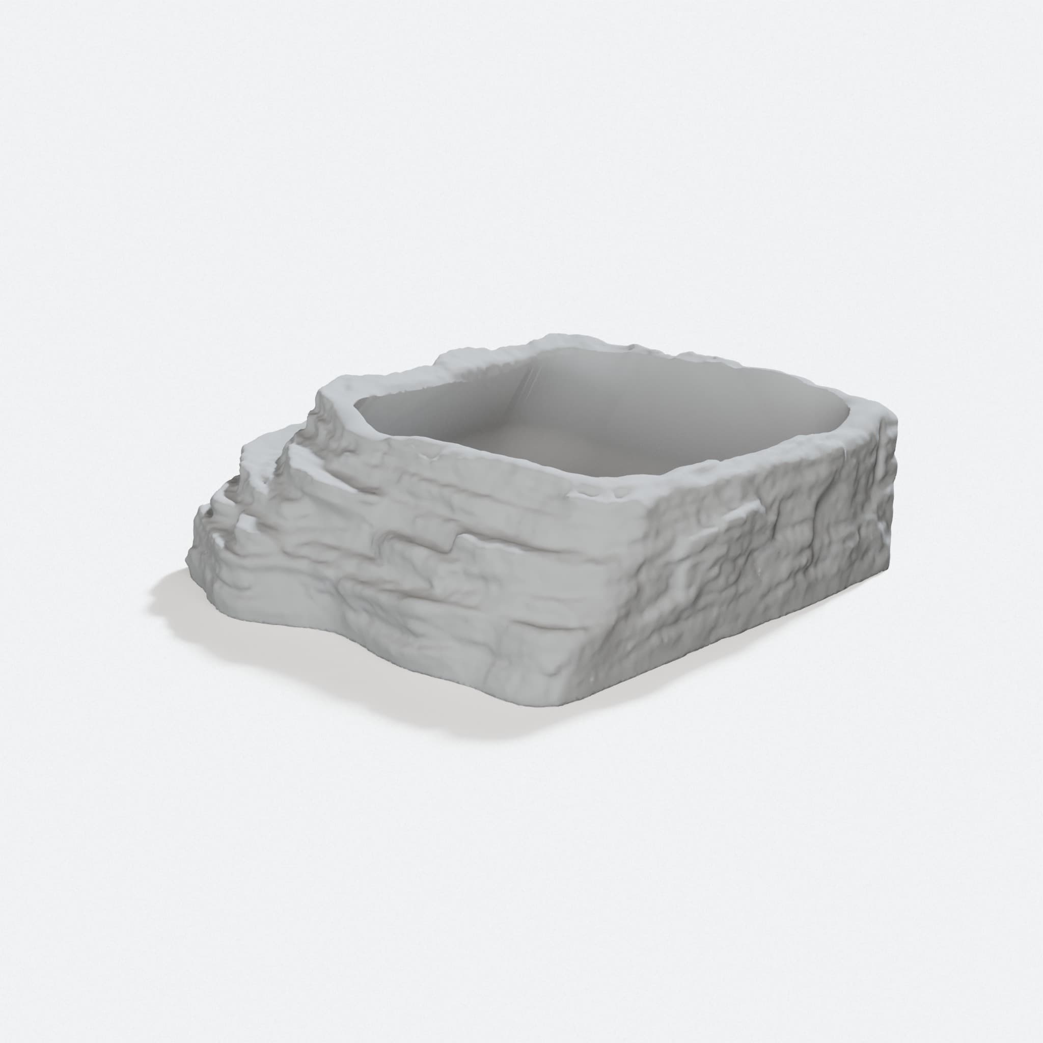 3D Printed Reptile Bowl - Deeper Design for Ball Pythons