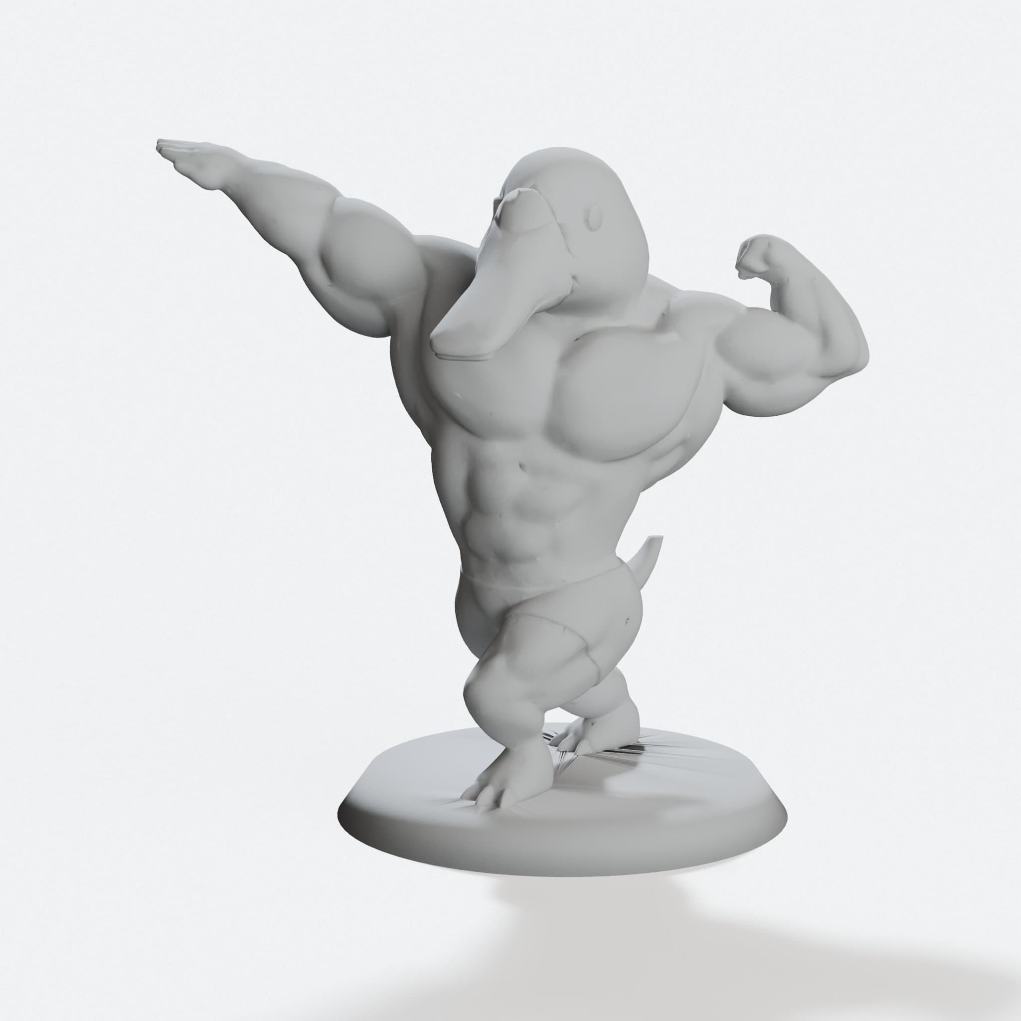 Swol Duck 3D Printed Toy Figure