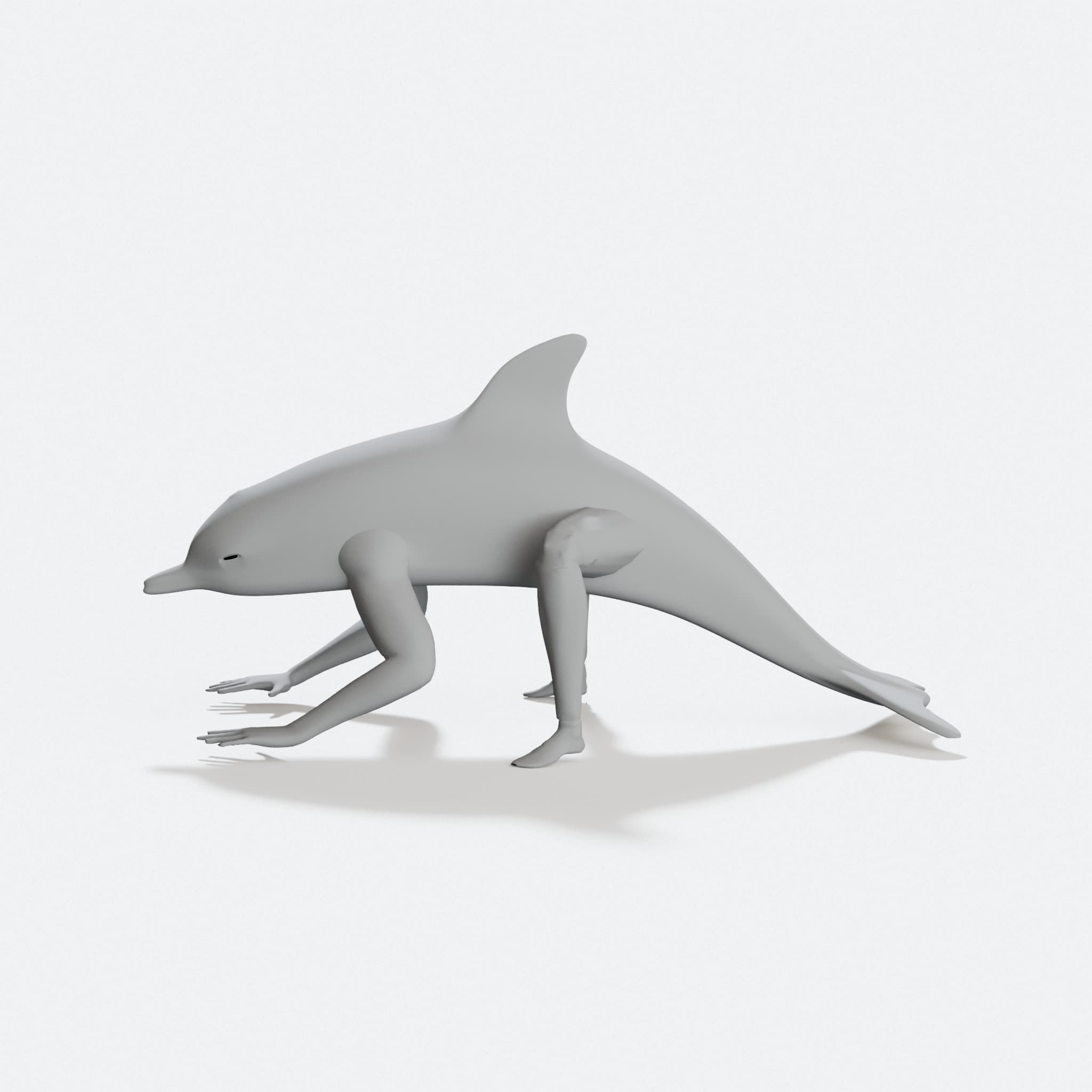 Creepin Dolphin W/ Legs