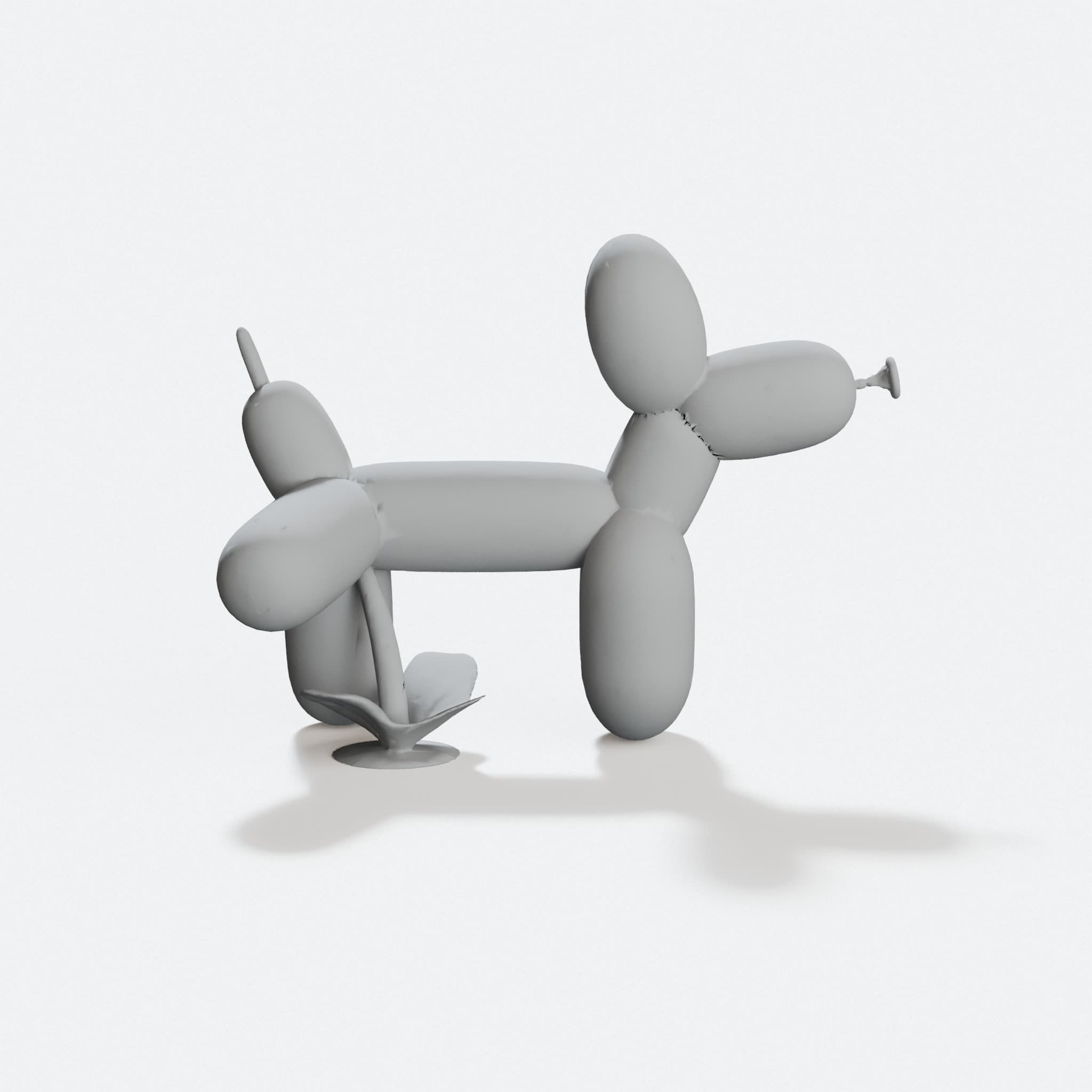 Peeing Balloon Dog 3D Printed Toy