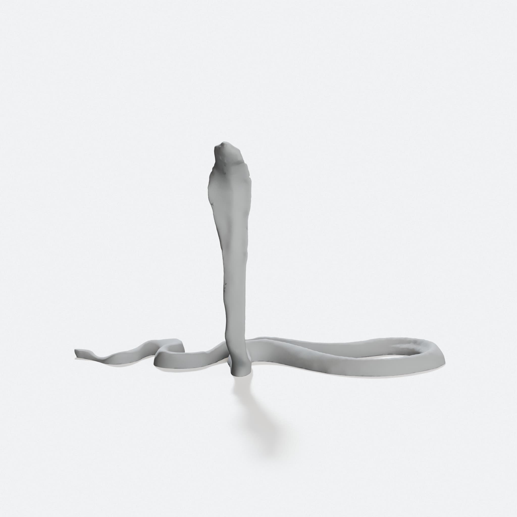 King Cobra and Nest Sculpture for Natural Decor