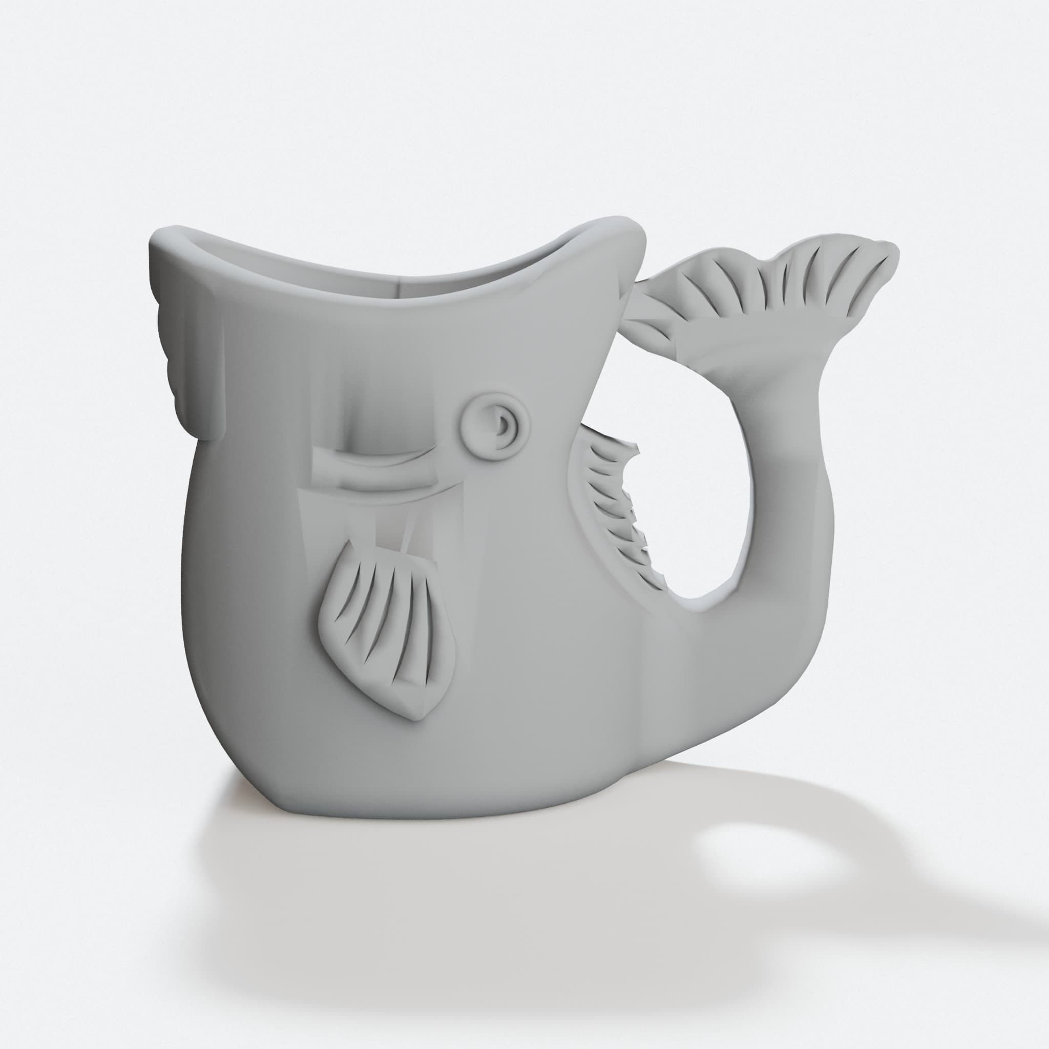 Small Fish Cup 3D Printed Home Decor