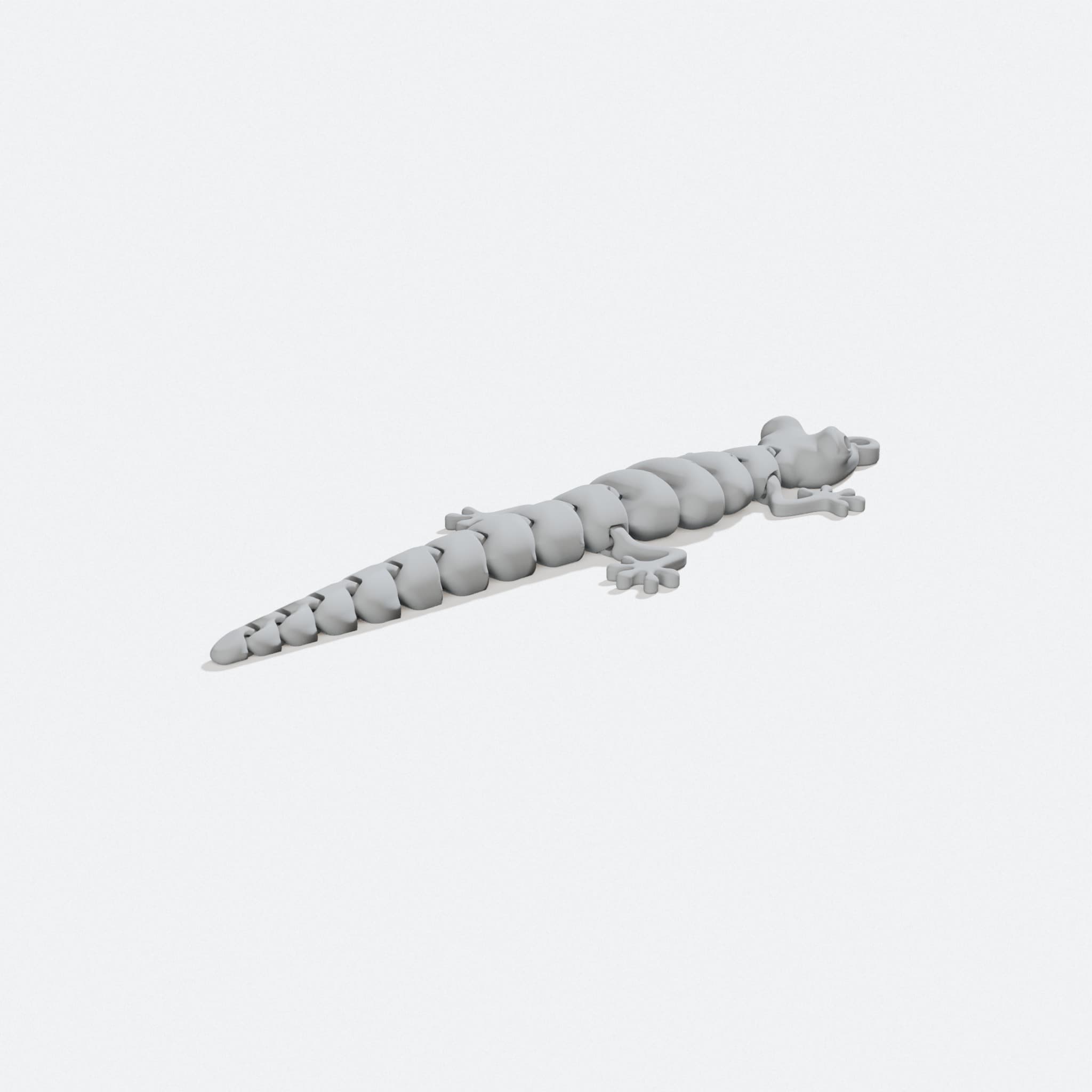 Lizard Keychain V2: Flexible 3D Printed Toy