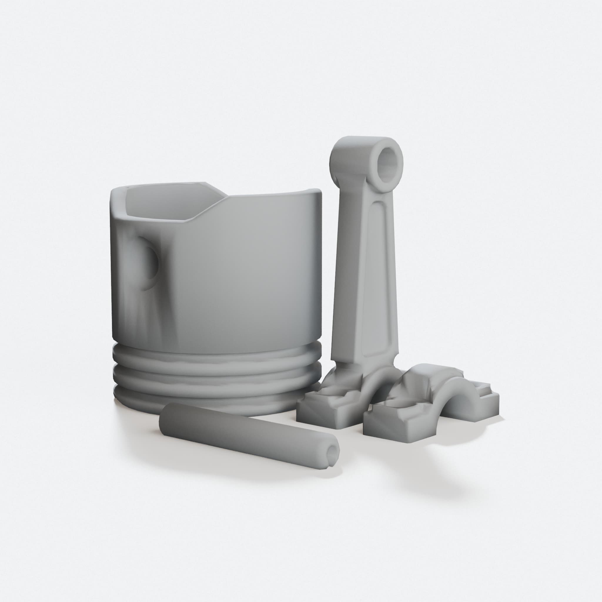 Piston Keychain 3D Printed Toy from the US