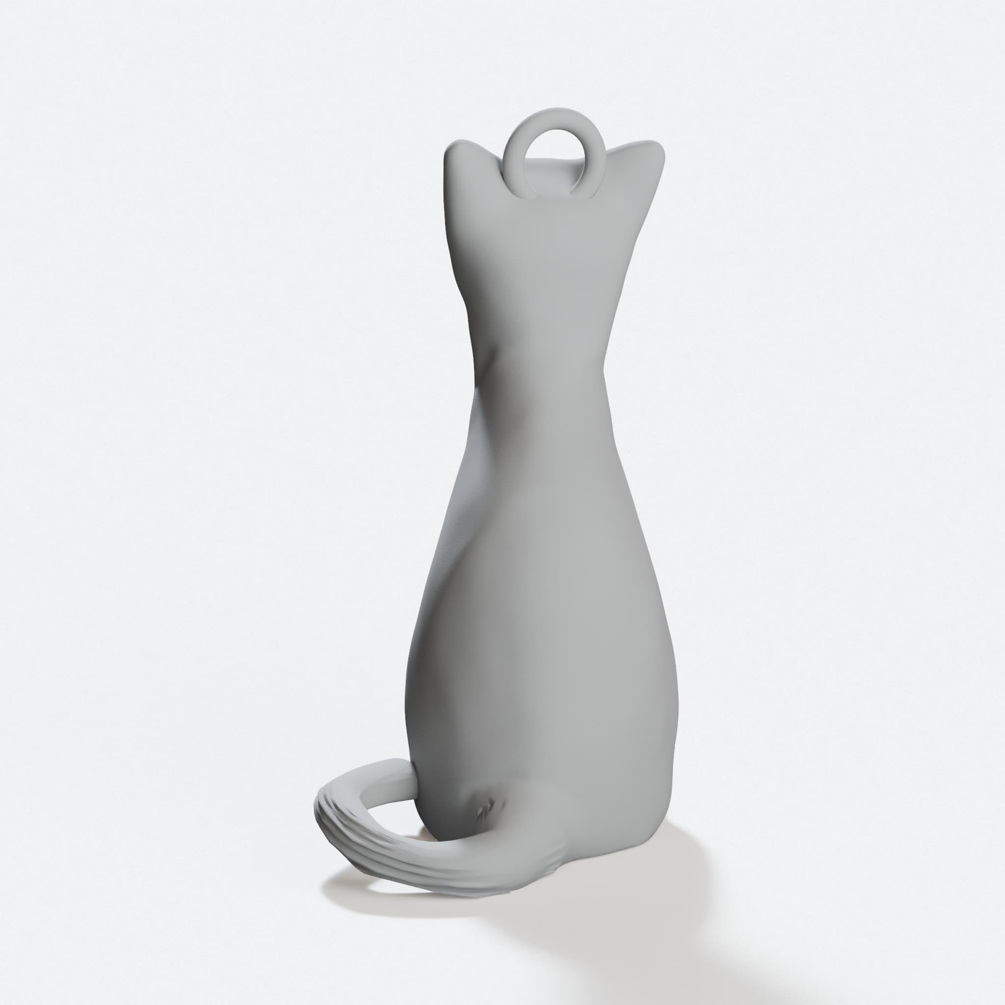 Compatible with Ring Sitting Cat Keyring