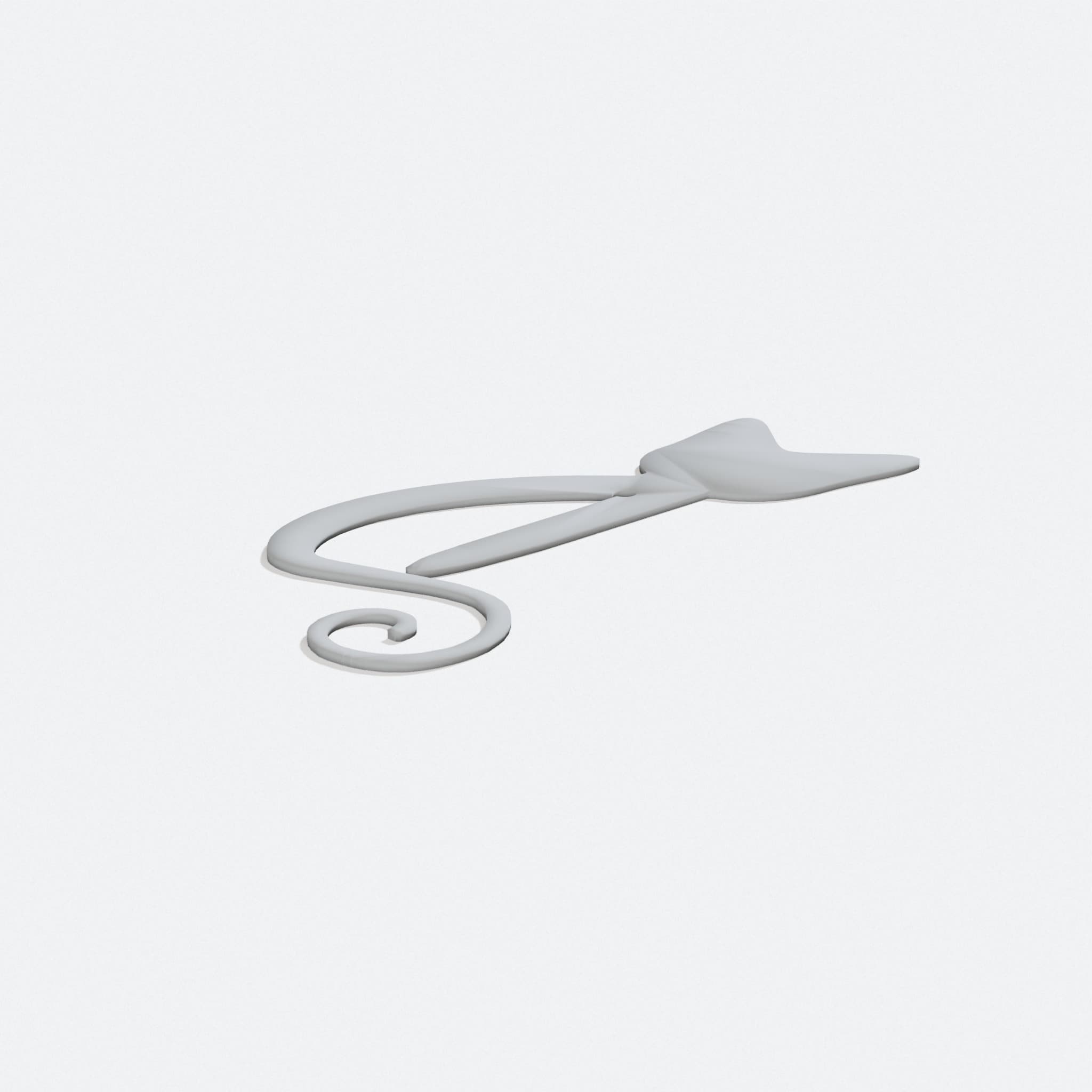 Cat Bookmark 3D Printed Home Decor