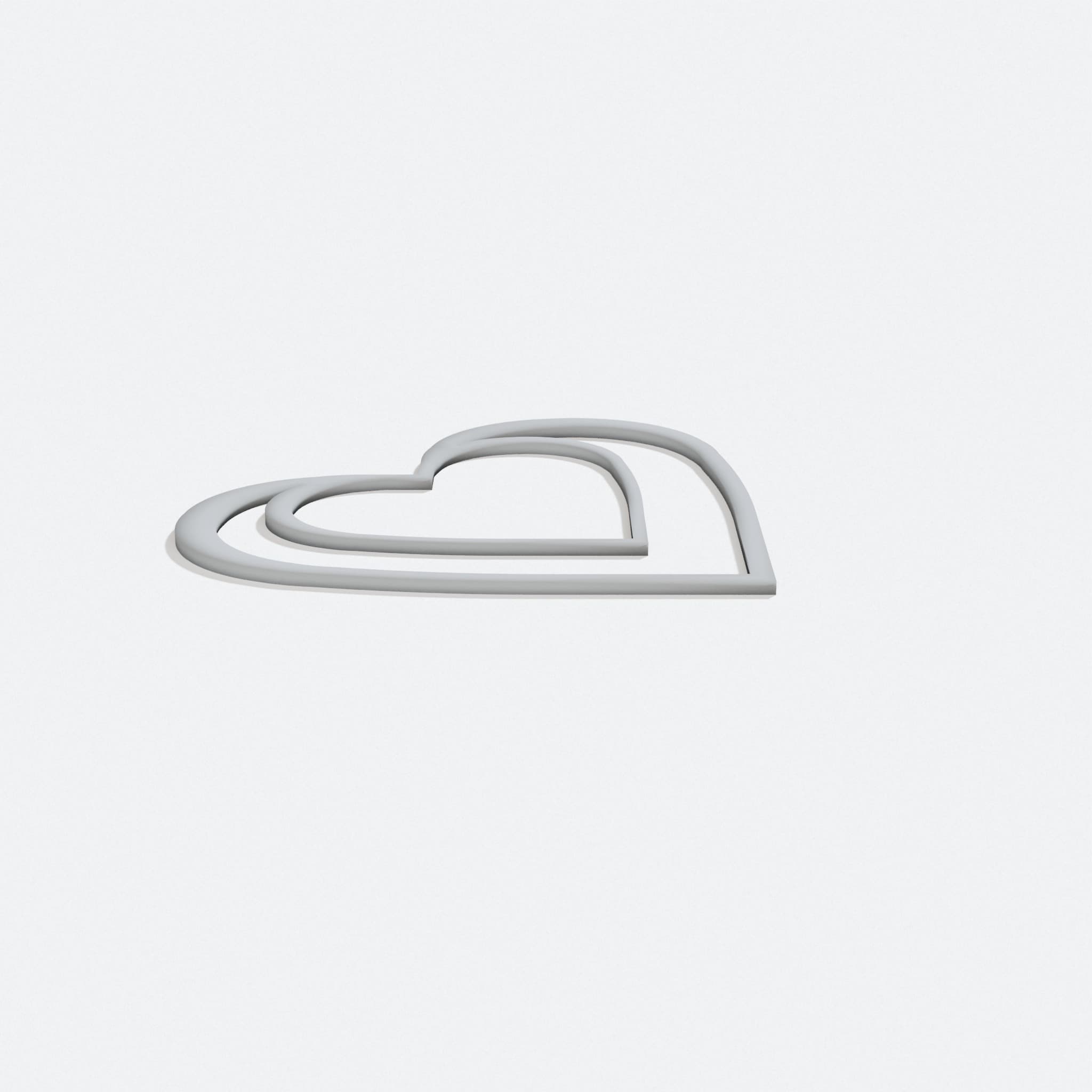 Heart Bookmark 3D Printed Home Decor