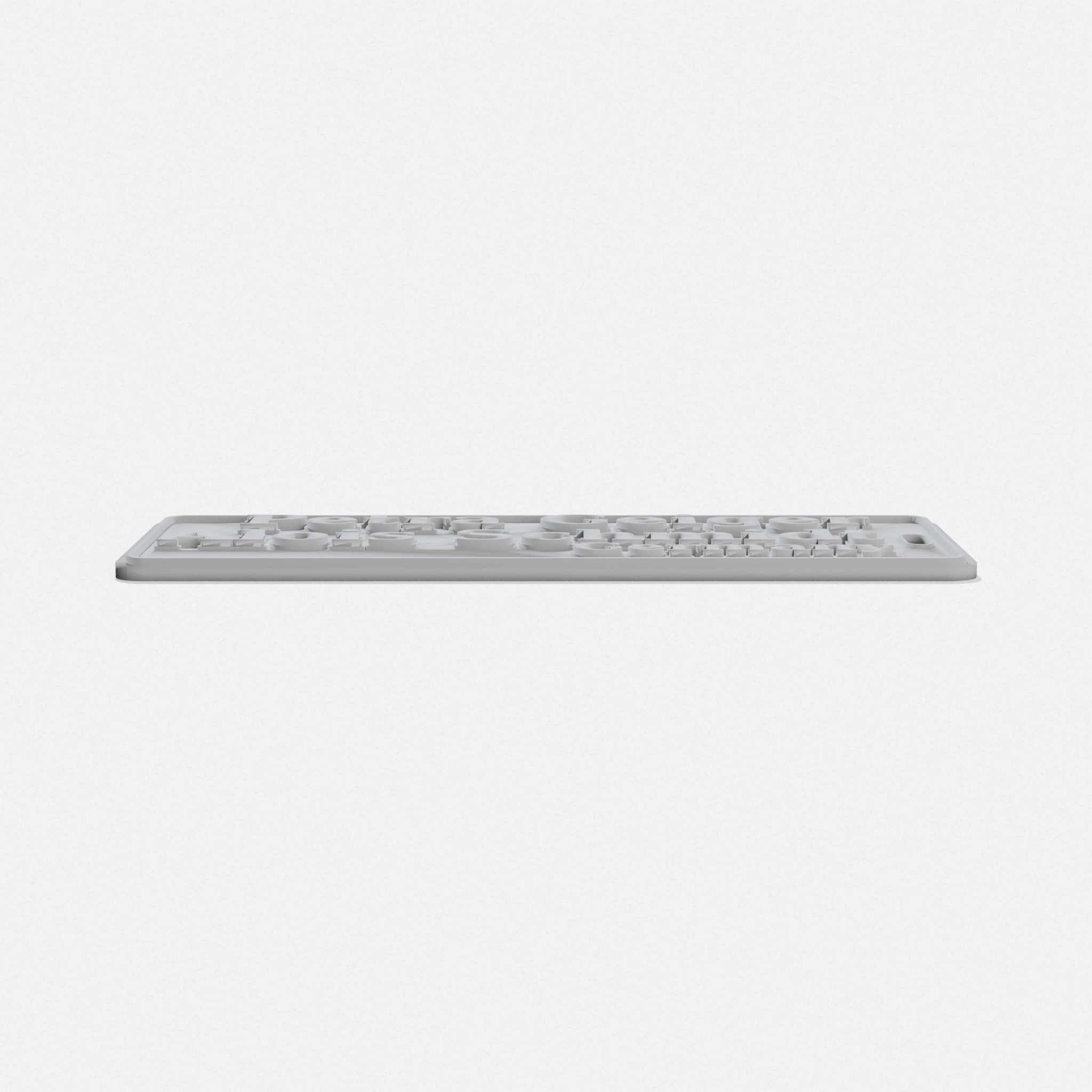Multi Line Tag 3D Printed Home Decor