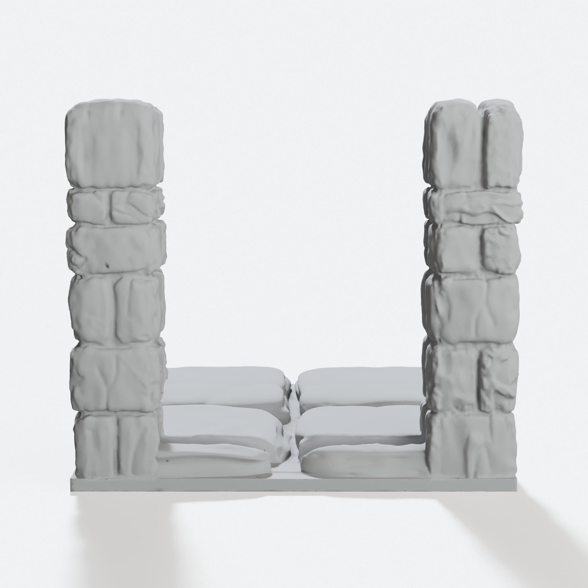 OpenForge 2.0 Dungeon Stone Grates, 3D Printed Toys