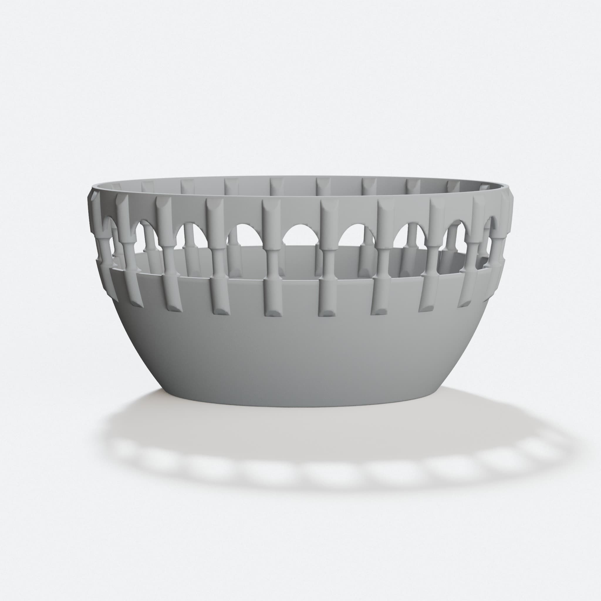 3D Printed Fruit Bowl Home Decor
