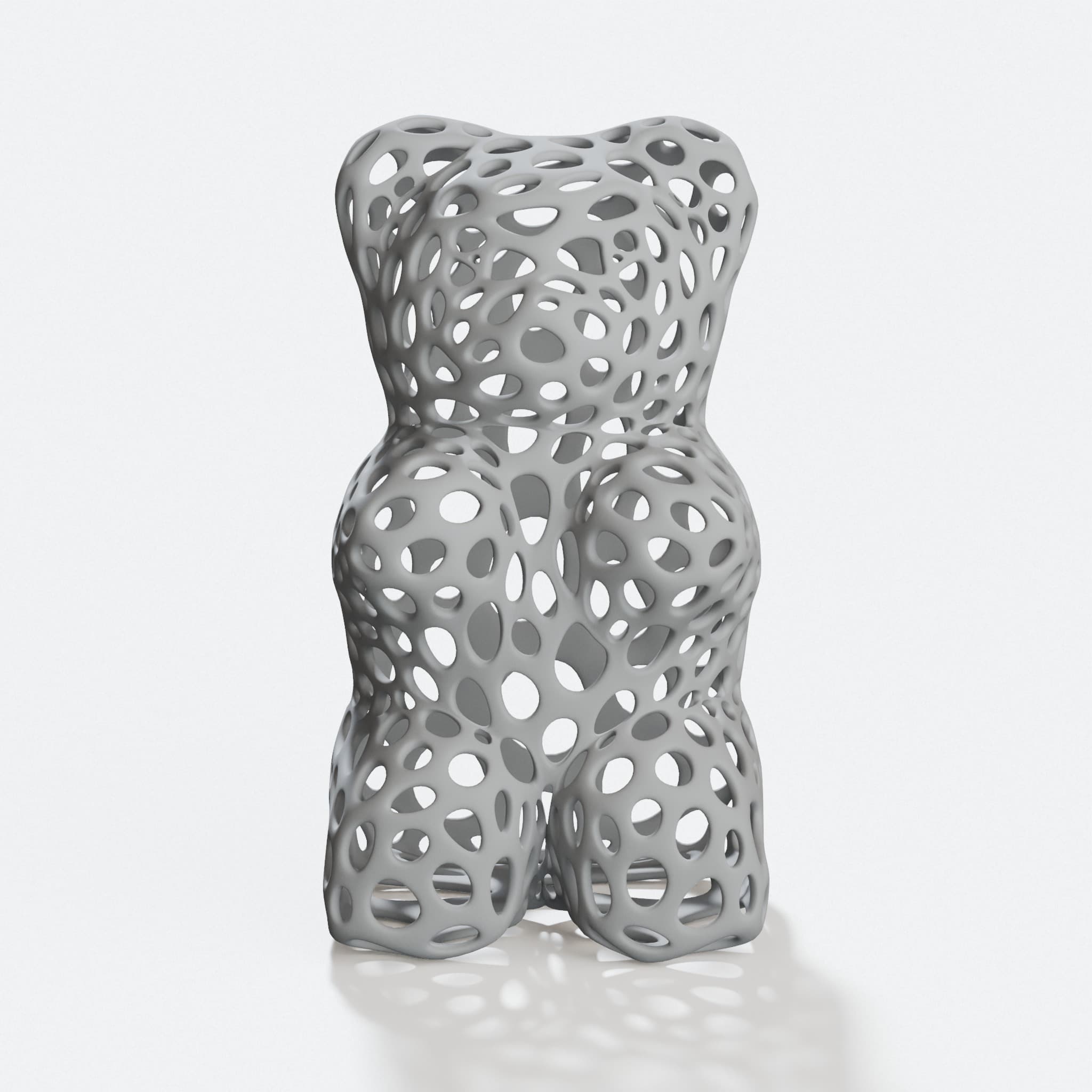 Gummy Bear Voronoi 3D Printed Home Decor