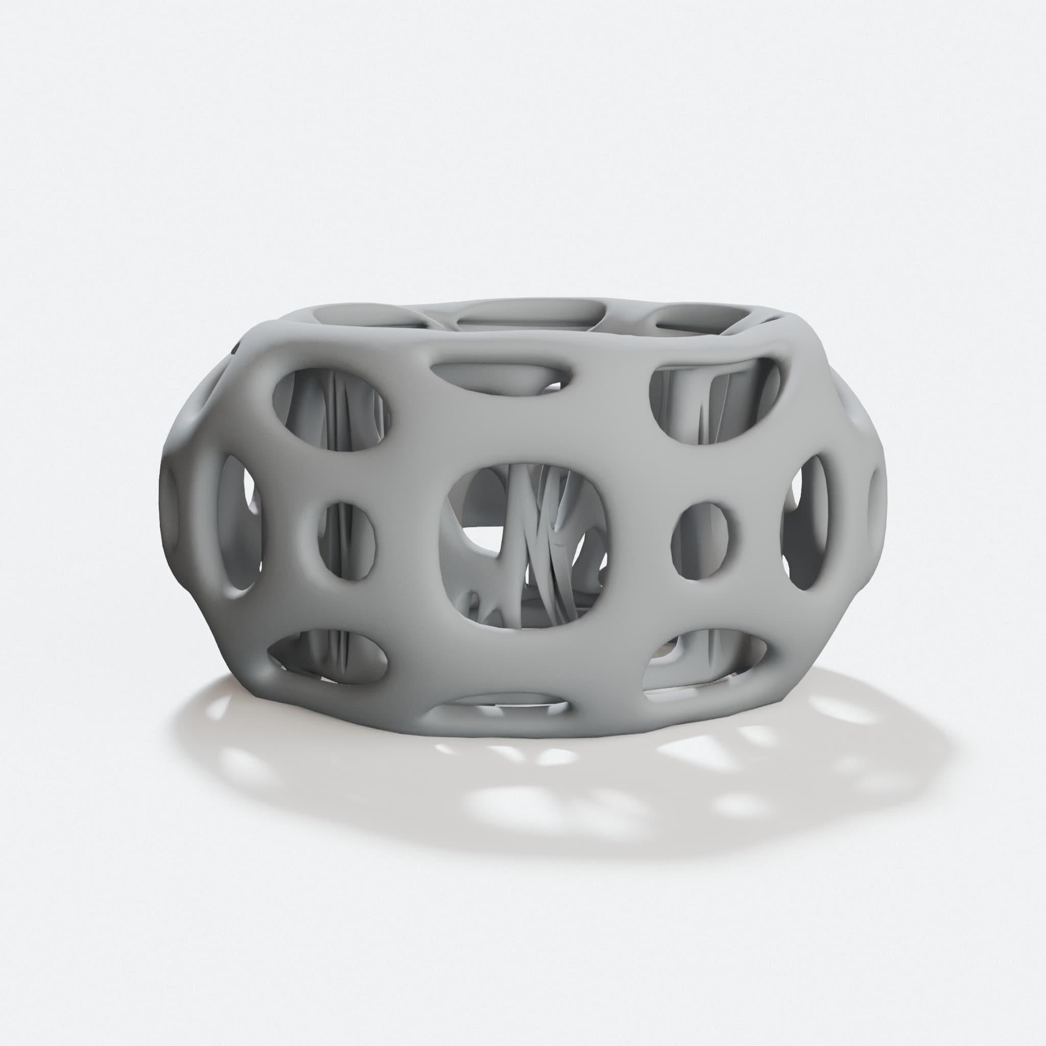 Napkin Ring Voronoi Style, Compatible with Ring