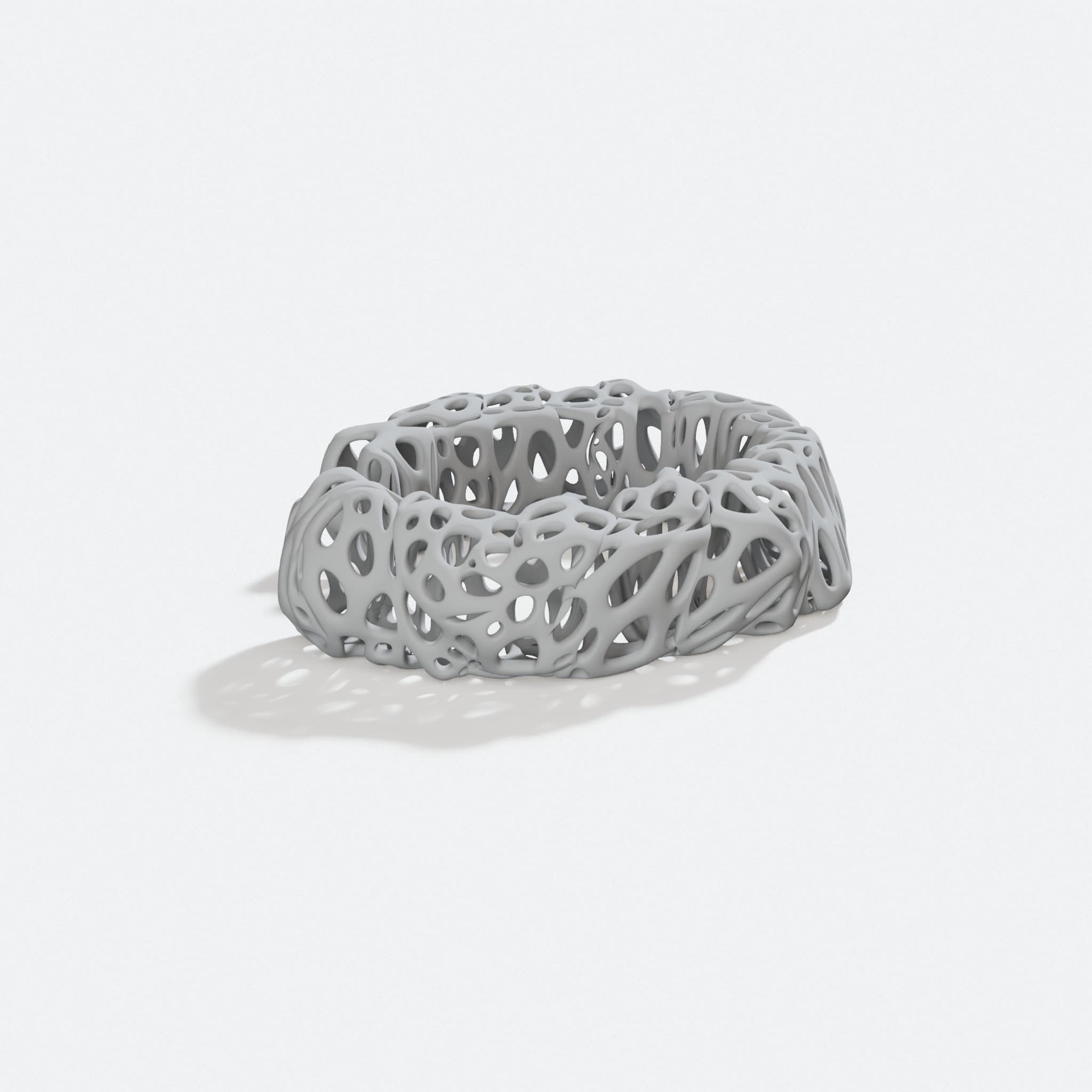 Esculation Bracelet Voronoi 3D Printed Gift