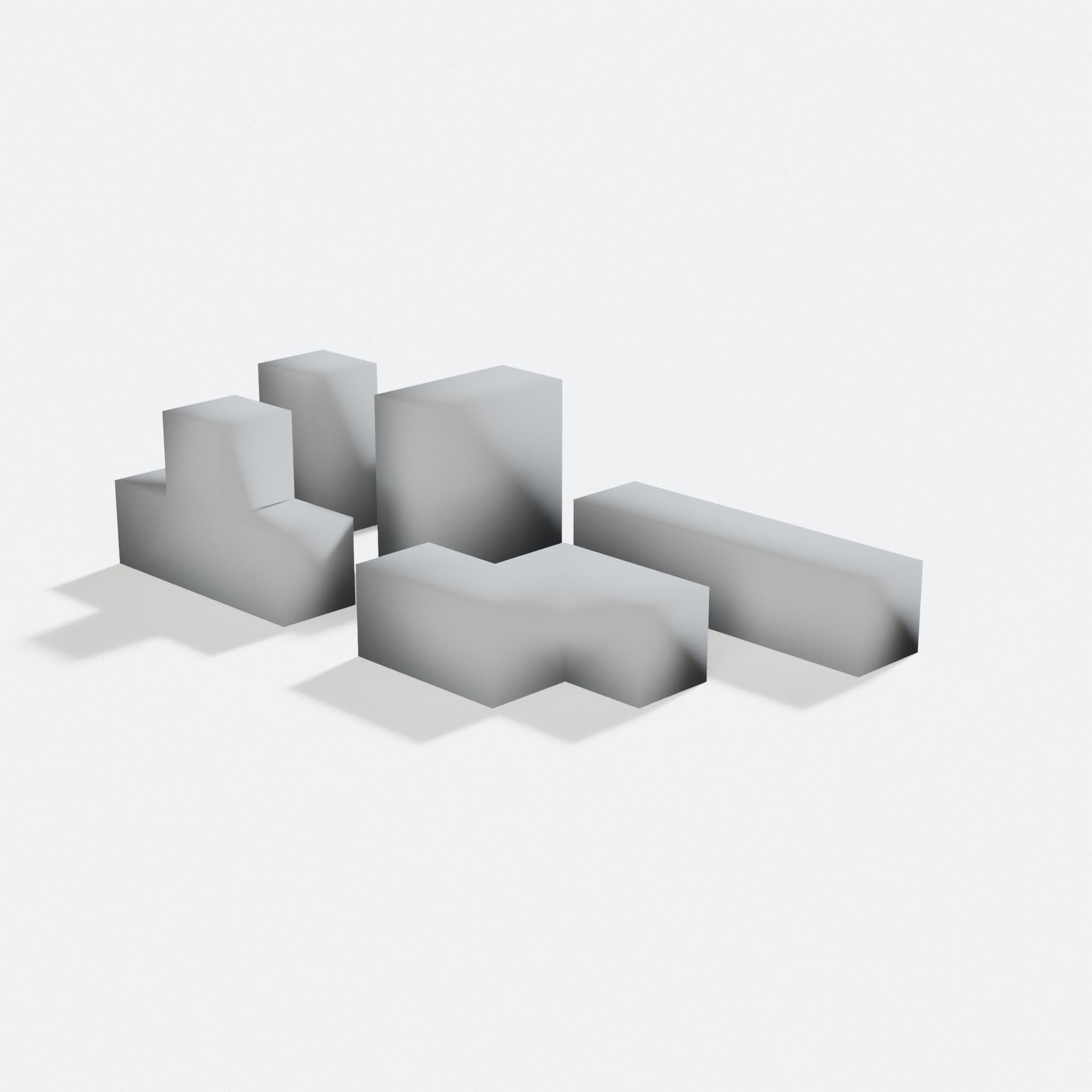 Jagged Square Puzzles
