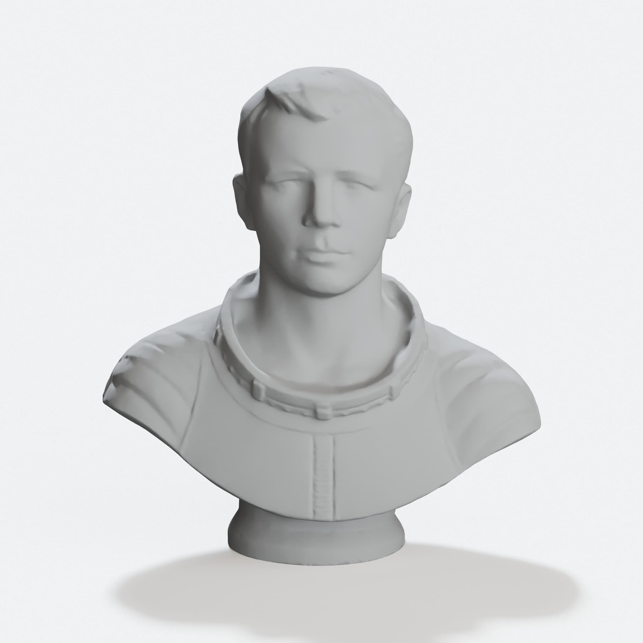 Yuri Gagarin Bust for Space History Decor