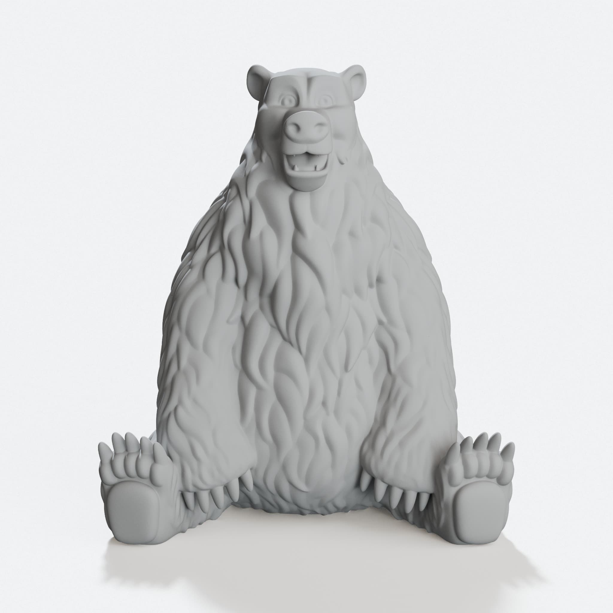 Baloo Happy Bear 3D Printed Toy