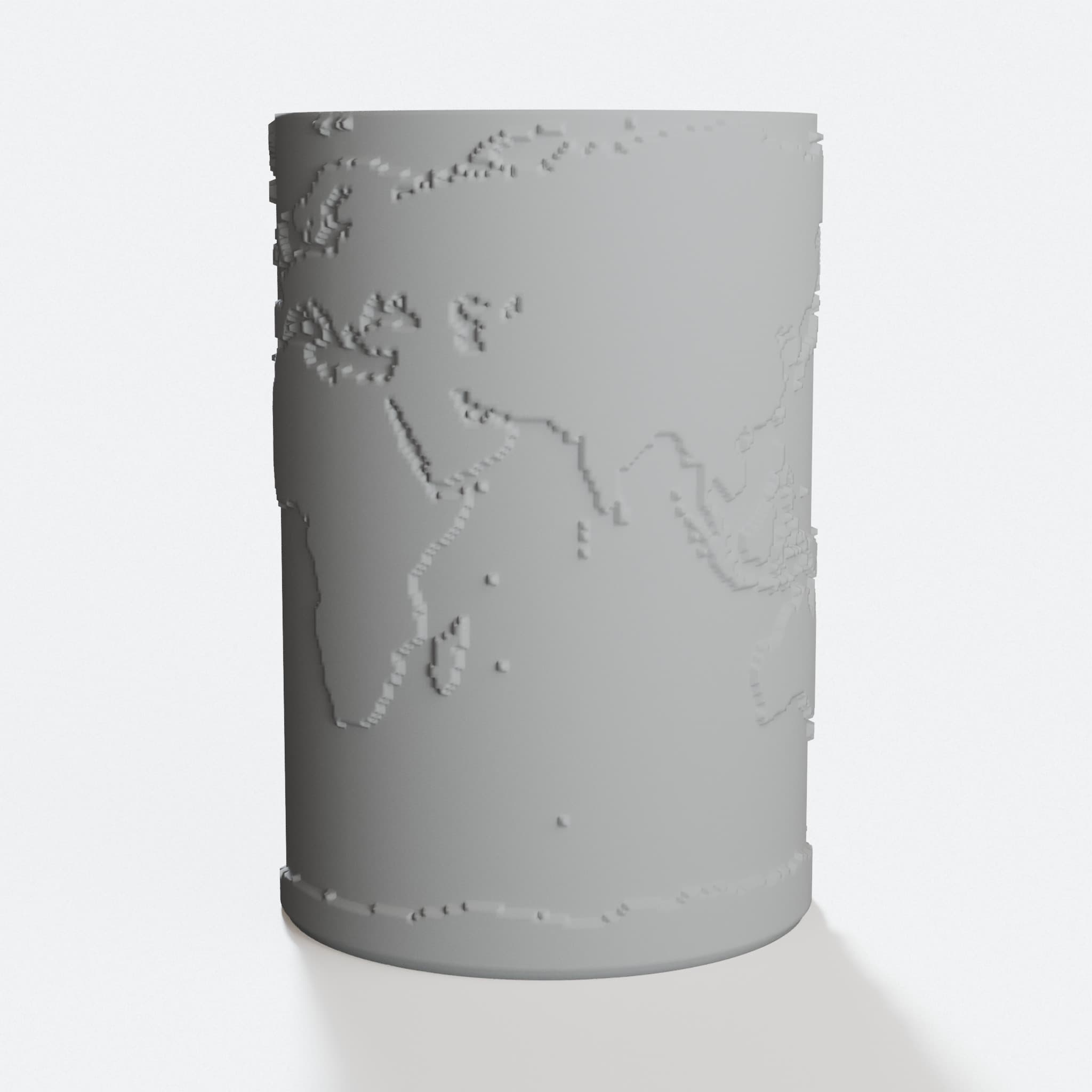 Earth Penholder, 3D Printed Office Desk Organizer