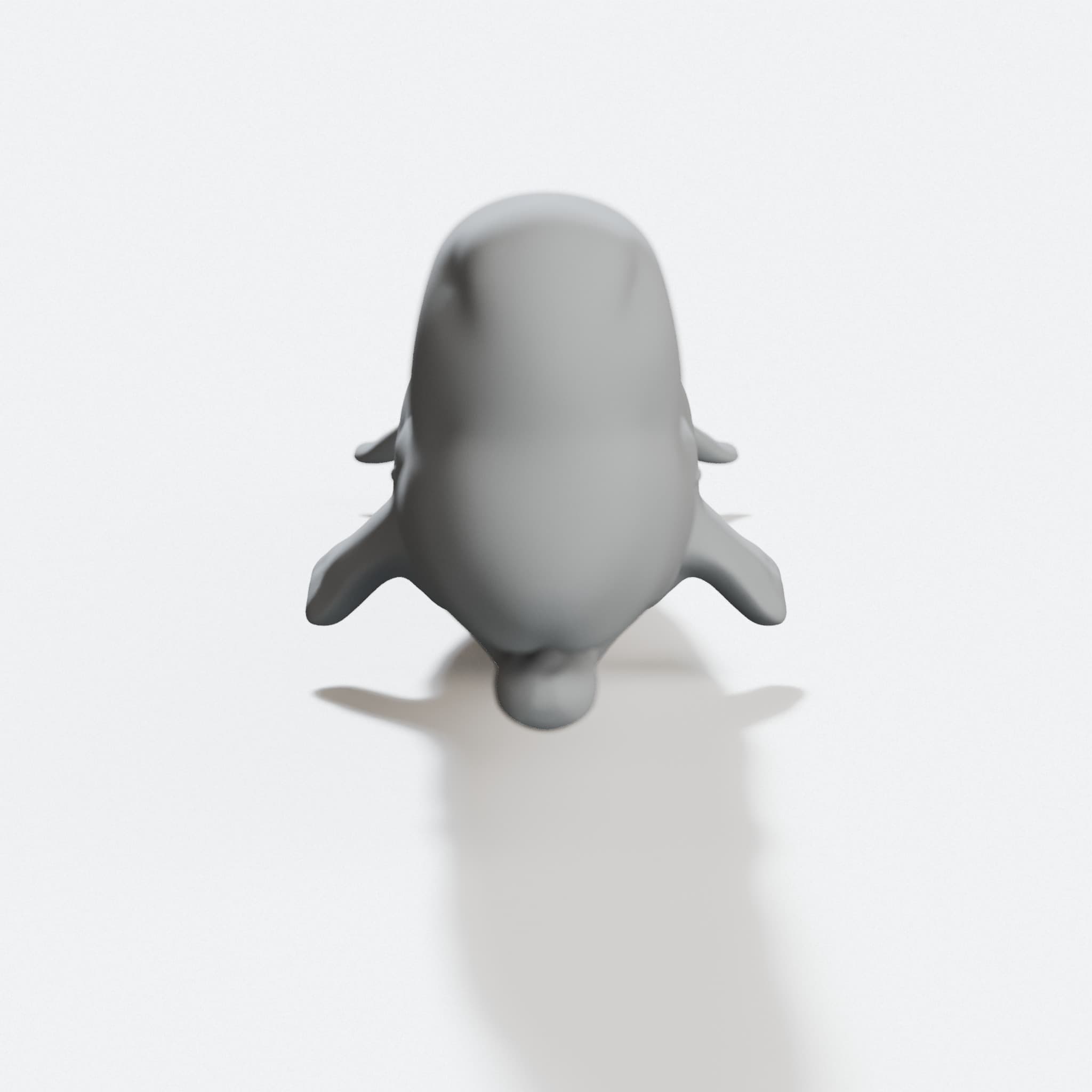 Whale 3D Printed Toy: Poseable Ocean Animal Figure