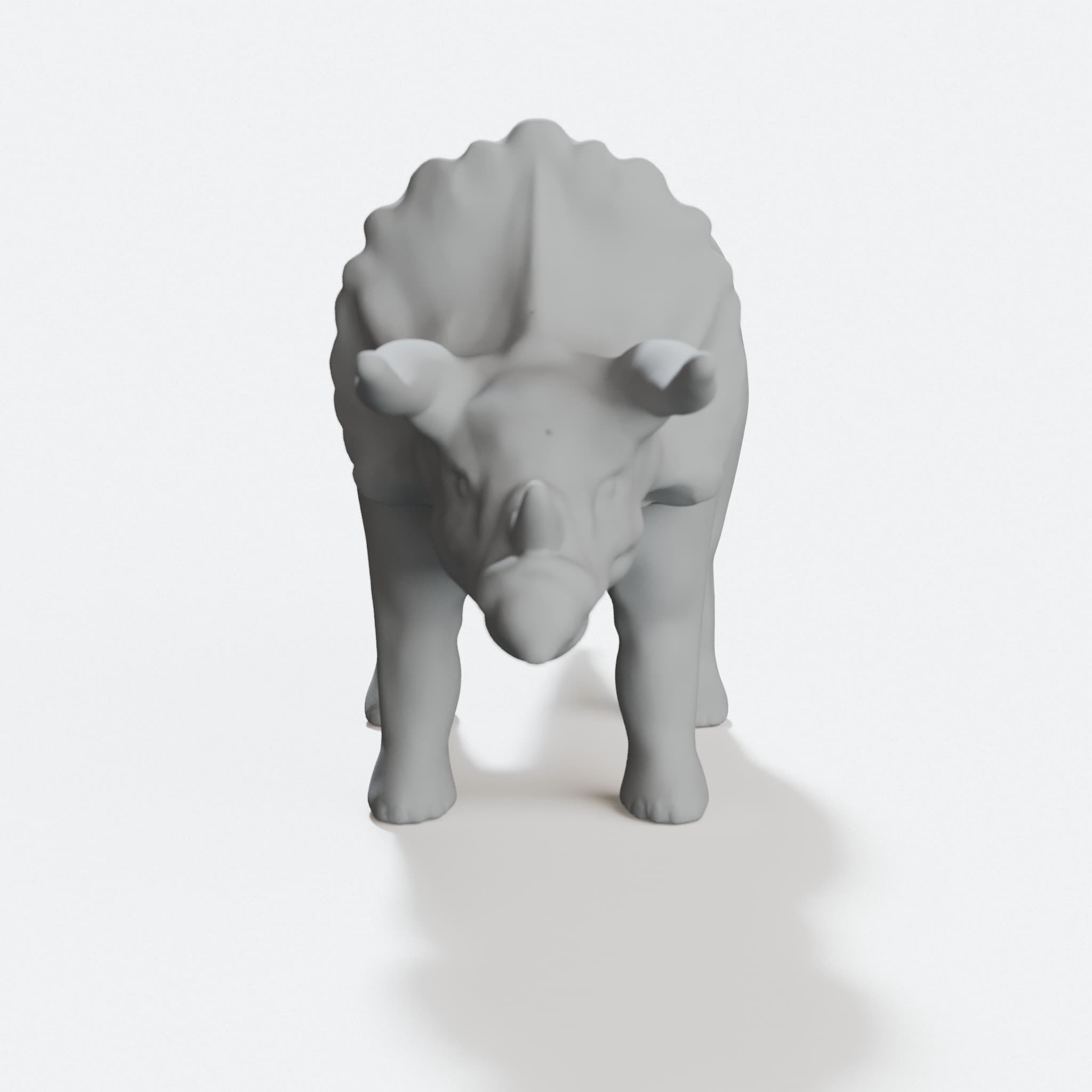 3D Printed Triceratops Toy, Printable Design File